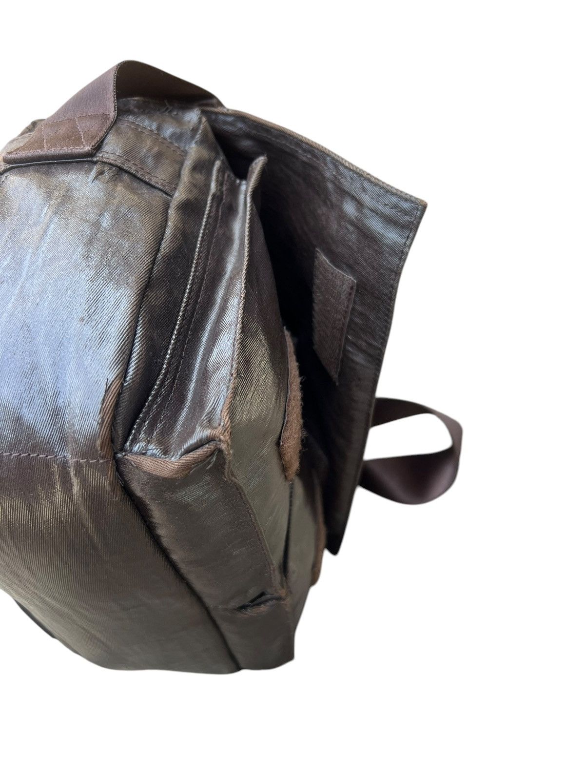 Porter Vintage Porter Yoshida Distressed Coated Messenger Bag Size ONE SIZE - 15 Thumbnail