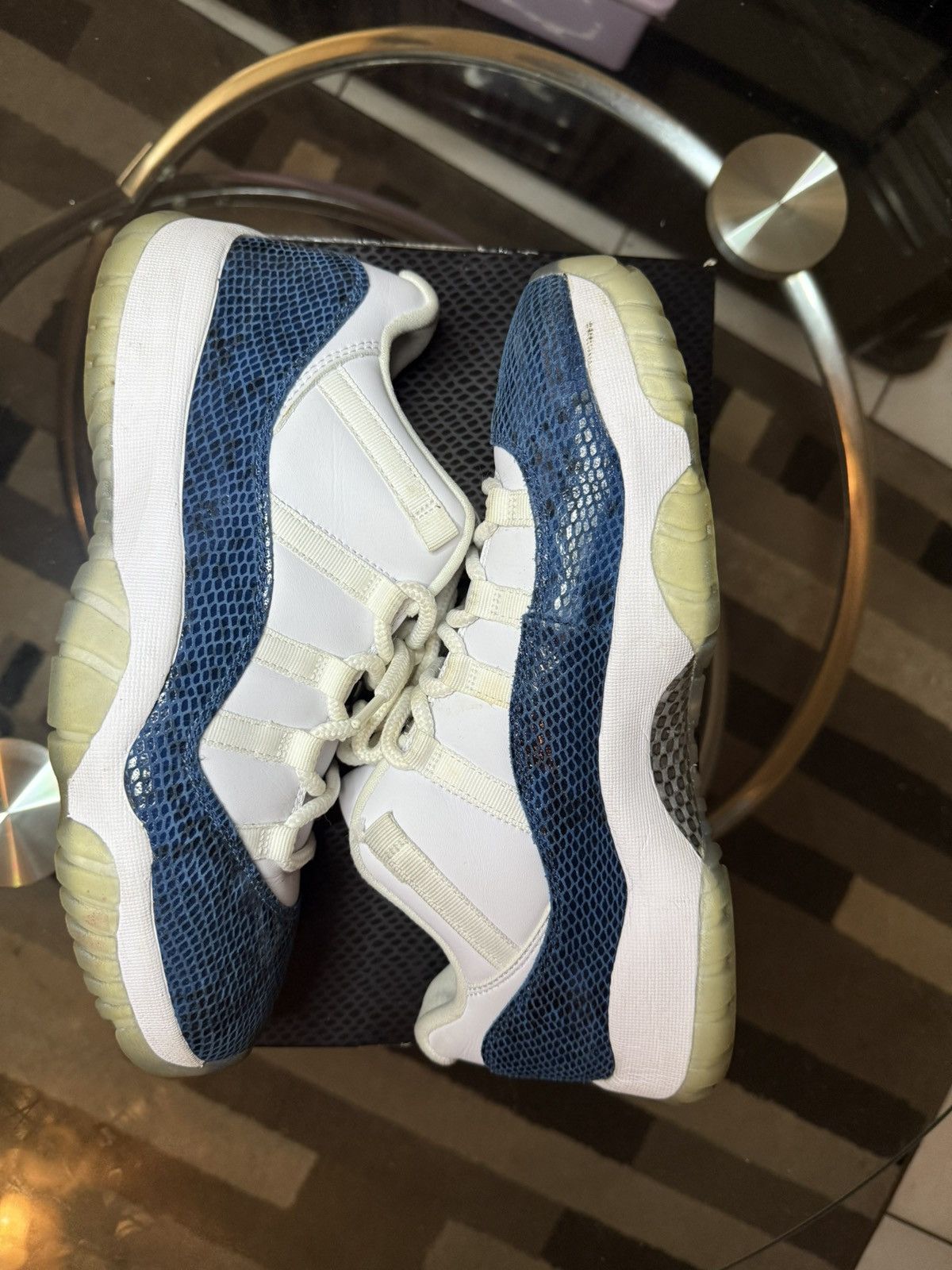 Jordan Brand Retro 11 Snakeskin/Blue Size US 10.5 / EU 43-44 - 5 Thumbnail