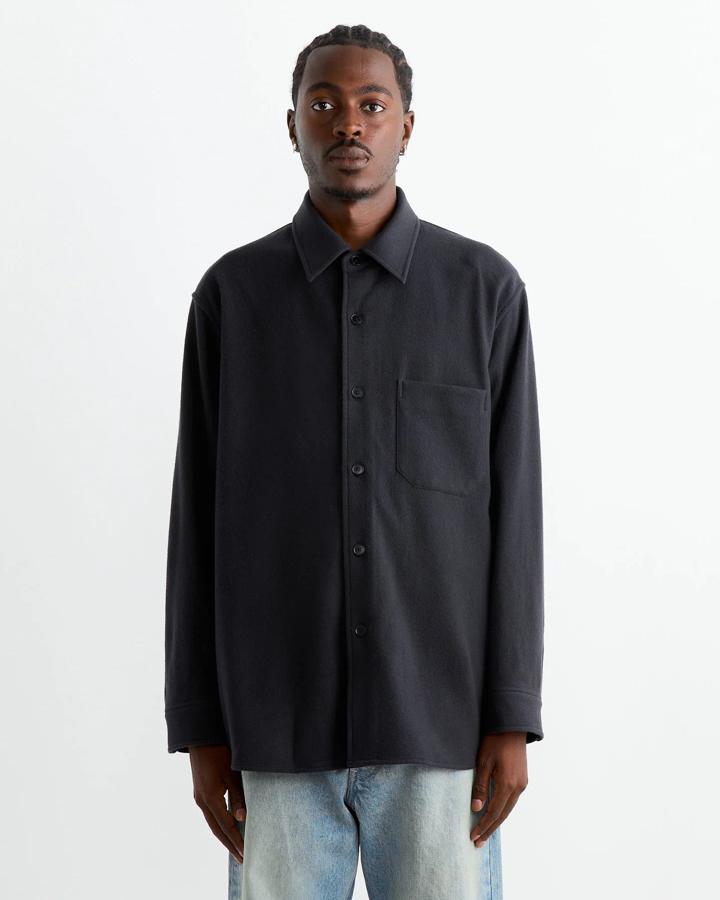 Auralee Wool Max Gabardine Shirt | Grailed