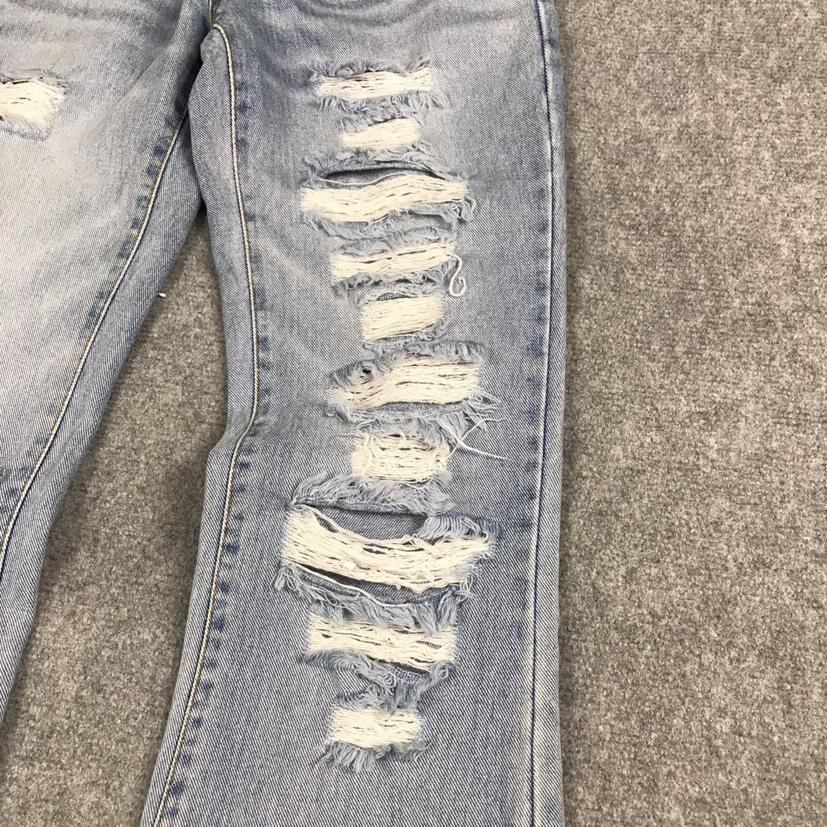 If Six Was Nine × Japanese Brand Flare Jeans boot cut distressed denim Ngni brand japan pants Size 27" / US 4 / IT 40 - 4 Thumbnail