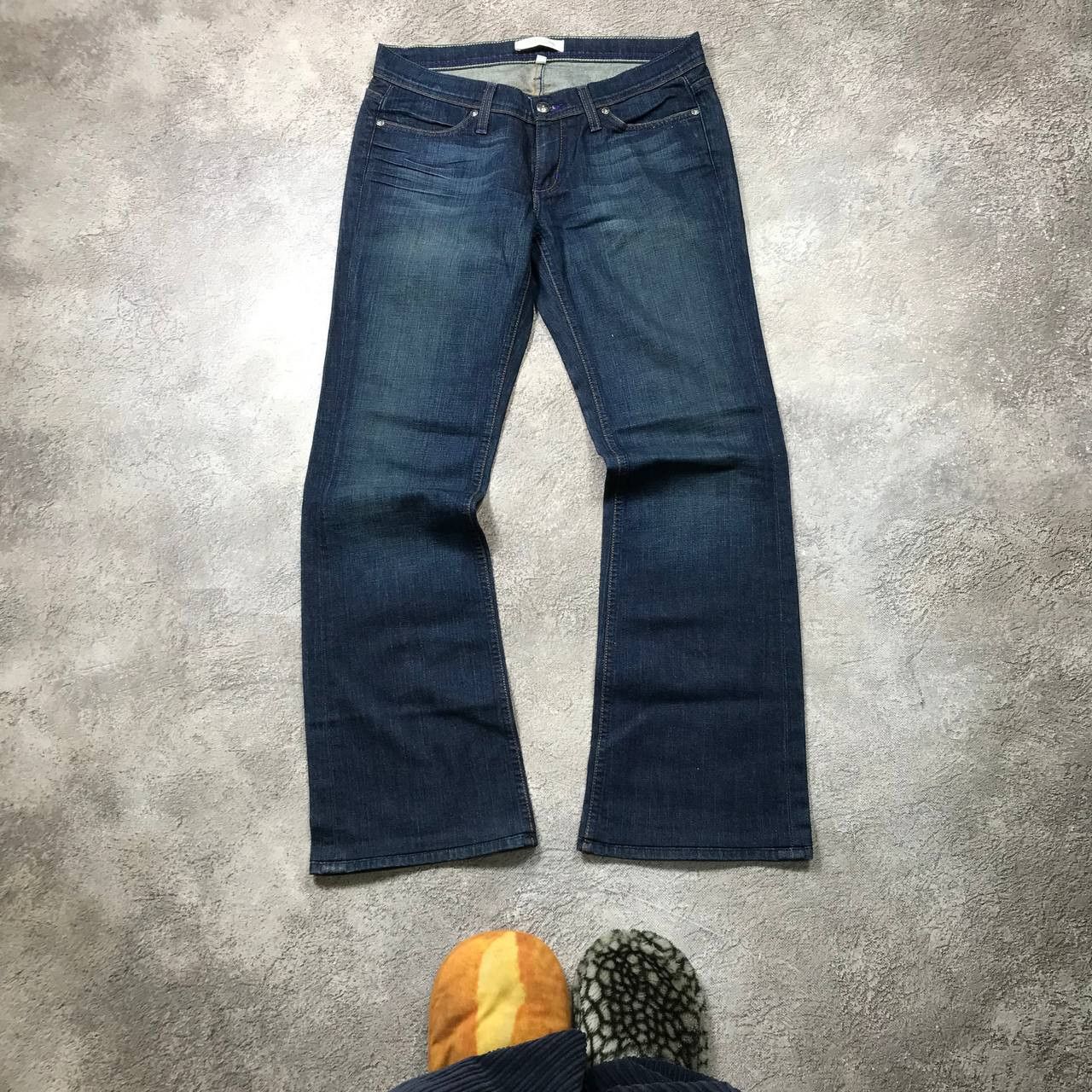 Vintage Vintage Y2K Distressed Flared Jeans Skate Grunge Cropped 31 Size 31" - 1 Thumbnail