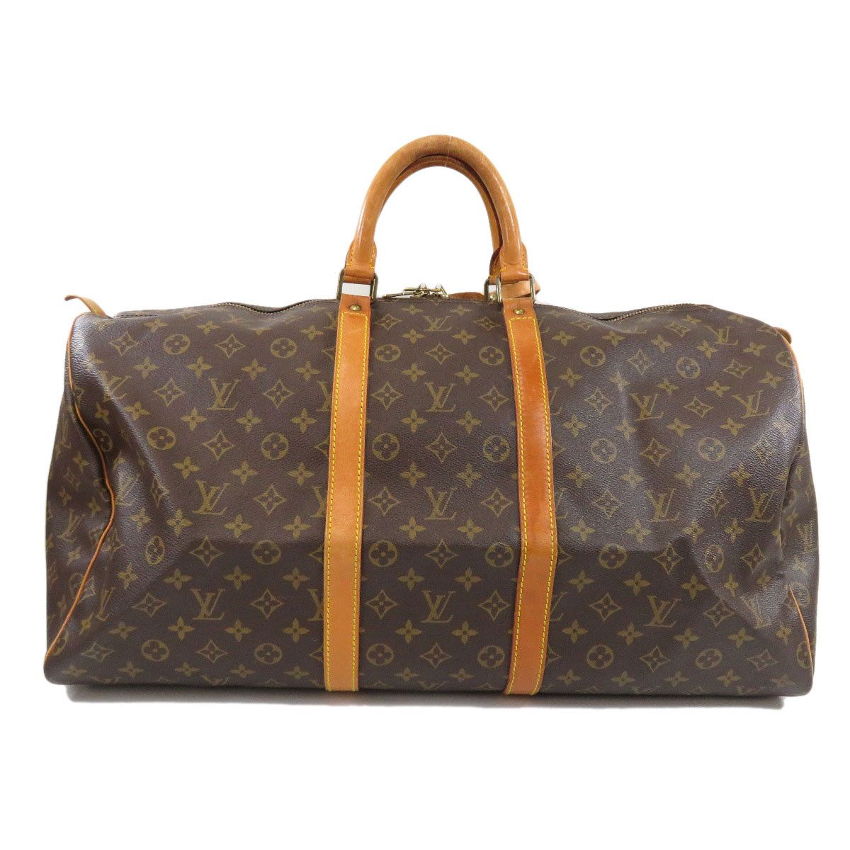 Louis Vuitton Keepall 55 Monogram Boston Bag Monogram Canvas