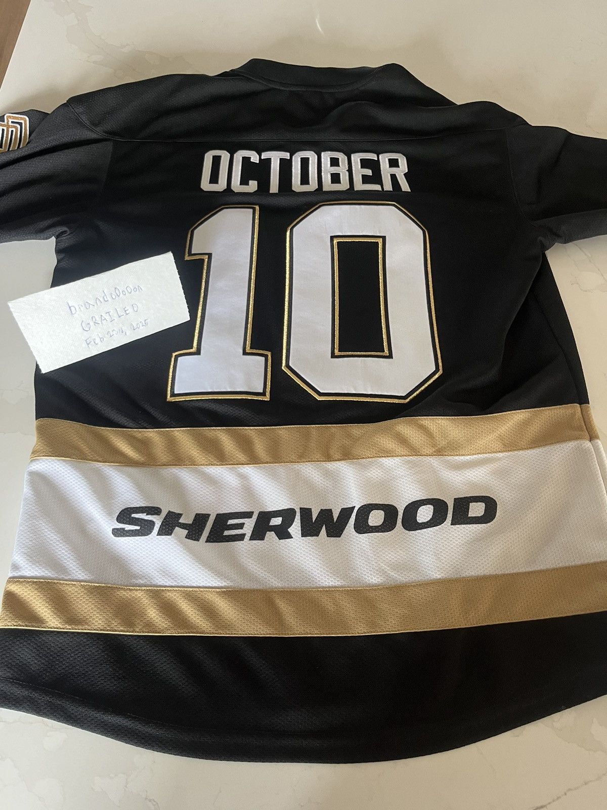 October's Very Own OVO SHERWOOD HOCKEY JERSEY Size US M / EU 48-50 / 2 - 6 Thumbnail