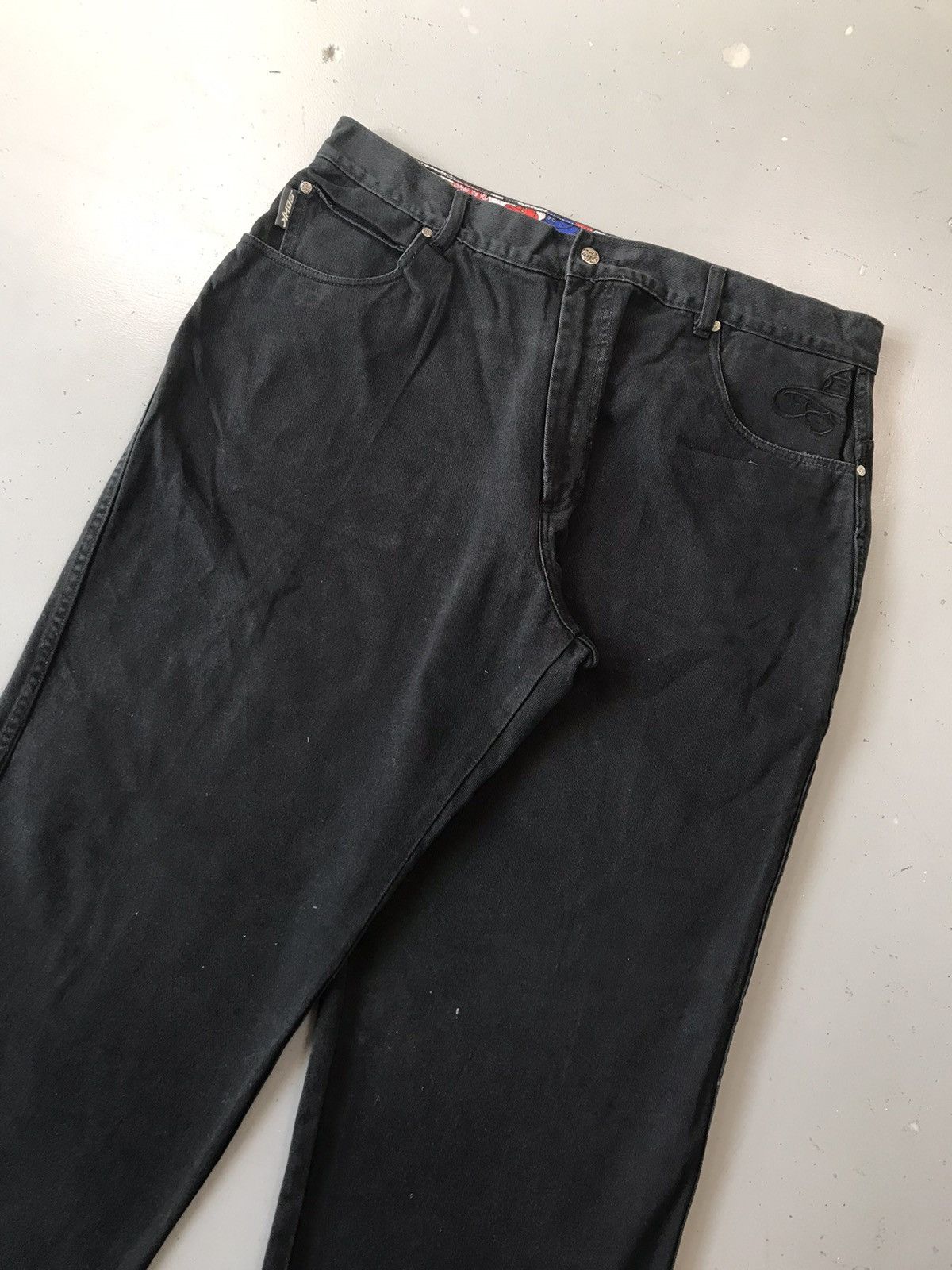 Vintage Vintage SOHK patch work straight fit denim Size US 40 / EU 56 - 5 Thumbnail