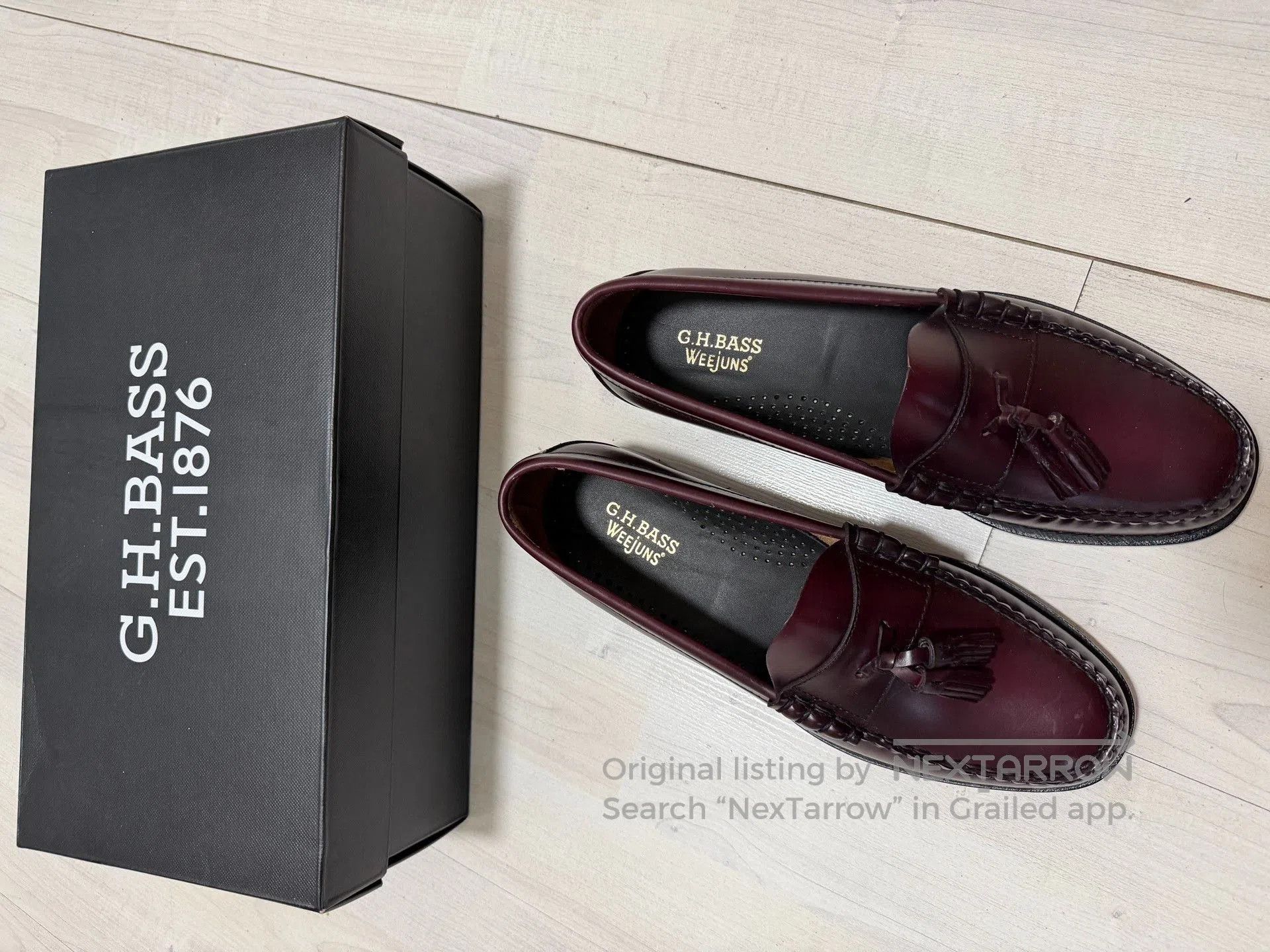 G.H. Bass & Co. G.H. Bass Men's Weejuns Larson Tassel Loafers. Size US 8 / EU 41 - 3 Thumbnail