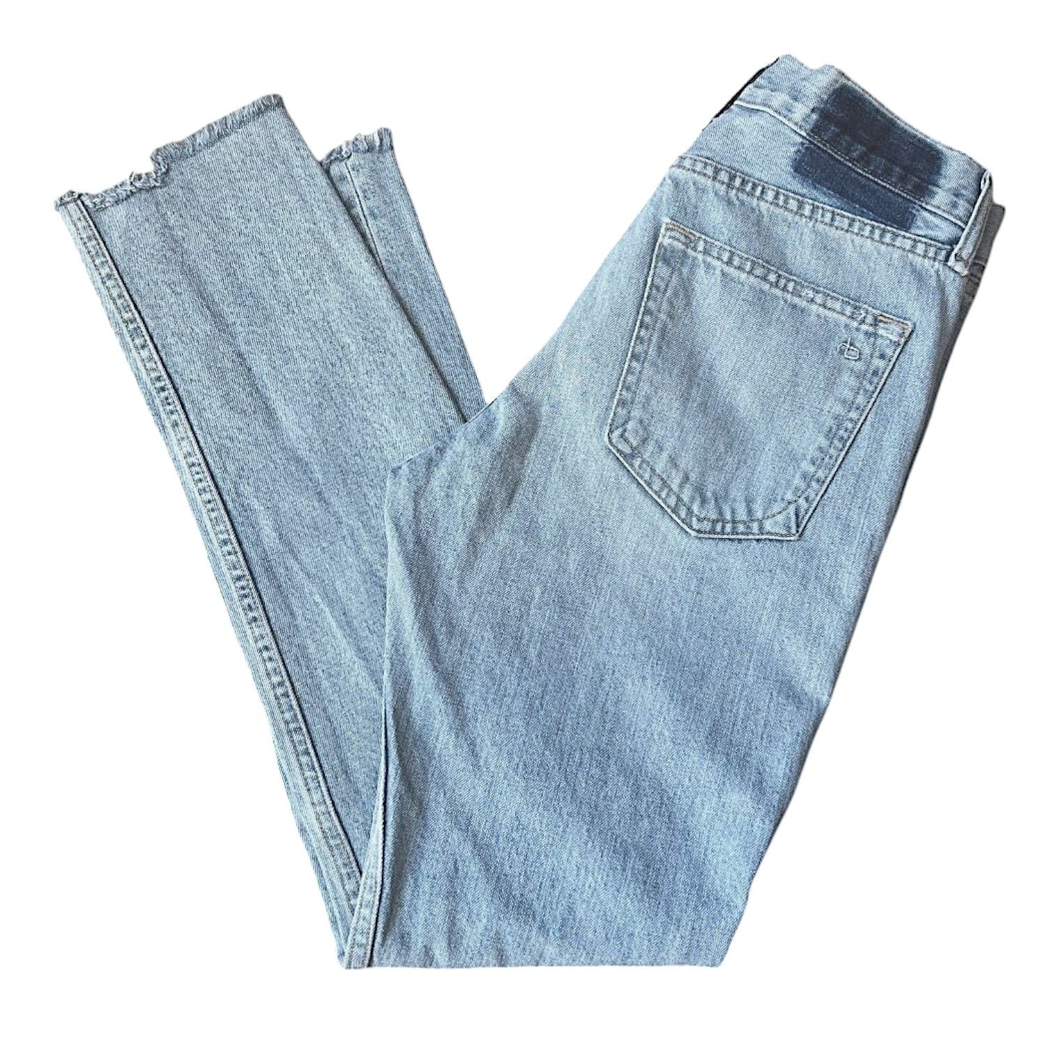 Rag & Bone Rag & Bone Distressed High Rise Jeans - Size 26 Size 26" / US 2 / IT 38 - 3 Thumbnail