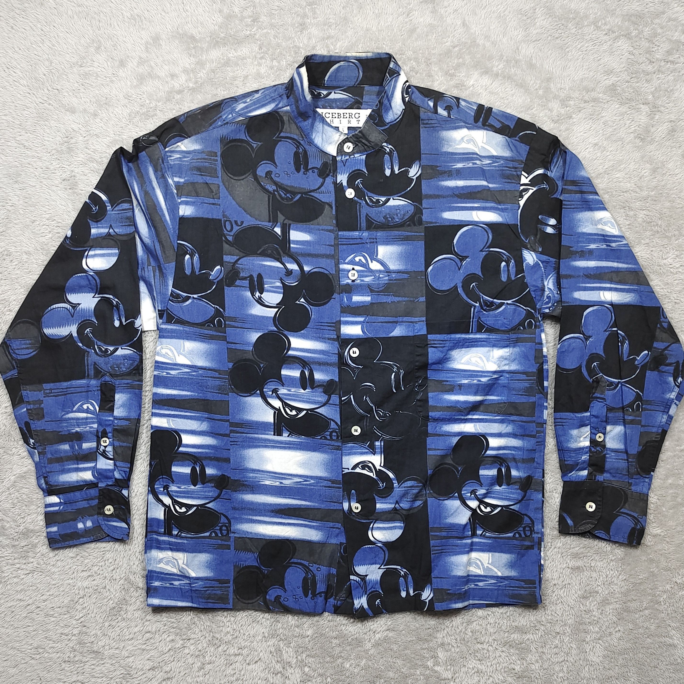 Iceberg ICEBERG MICKEY MOUSE LONG SLEEVE BUTTON UP Size US L / EU 52-54 / 3 - 1 Thumbnail