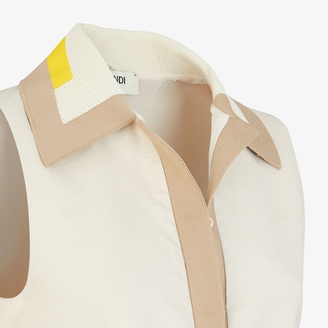 Fendi o1s1wg110825 Dress in Beige Size XL / US 12-14 / IT 48-50 - 4 Thumbnail