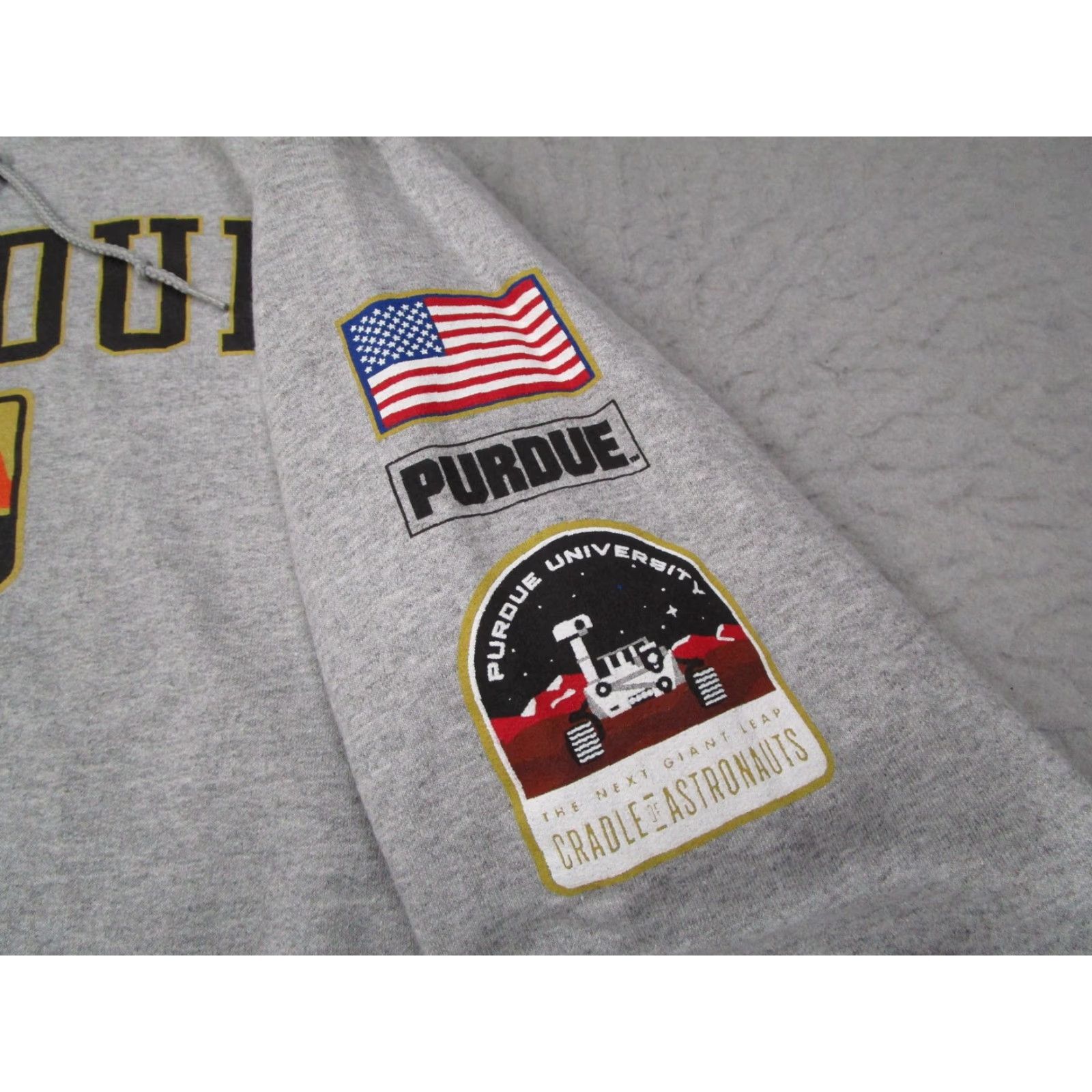 Champion Champion Purdue Hoodie Mens Medium Gray Space NASA Mars Explorer Cradle Astronauts Size US M / EU 48-50 / 2 - 3 Thumbnail