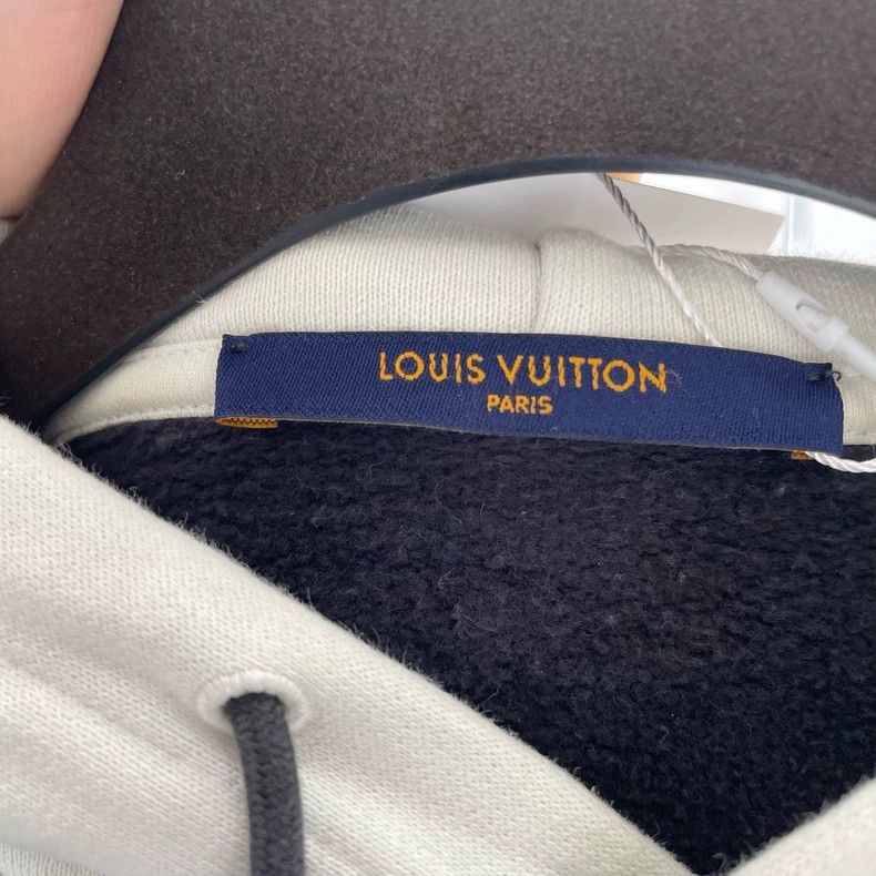 Louis Vuitton Louis Vuitton Black and White Color-Block Hoodie Size US M / EU 48-50 / 2 - 4 Thumbnail