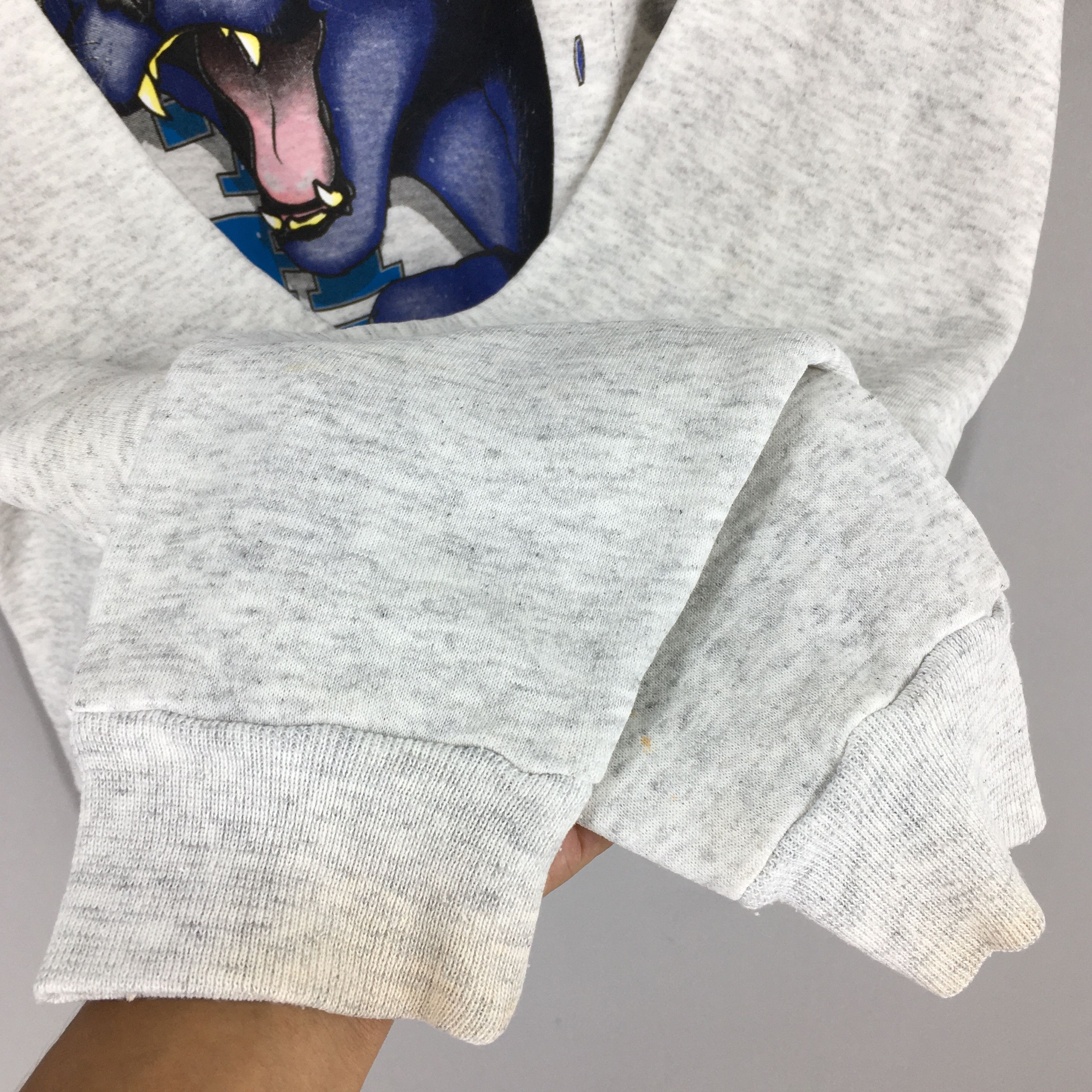 NFL × Vintage Vintage 90s Carolina Panthers Nfl Sweatshirt Large Size US L / EU 52-54 / 3 - 4 Thumbnail