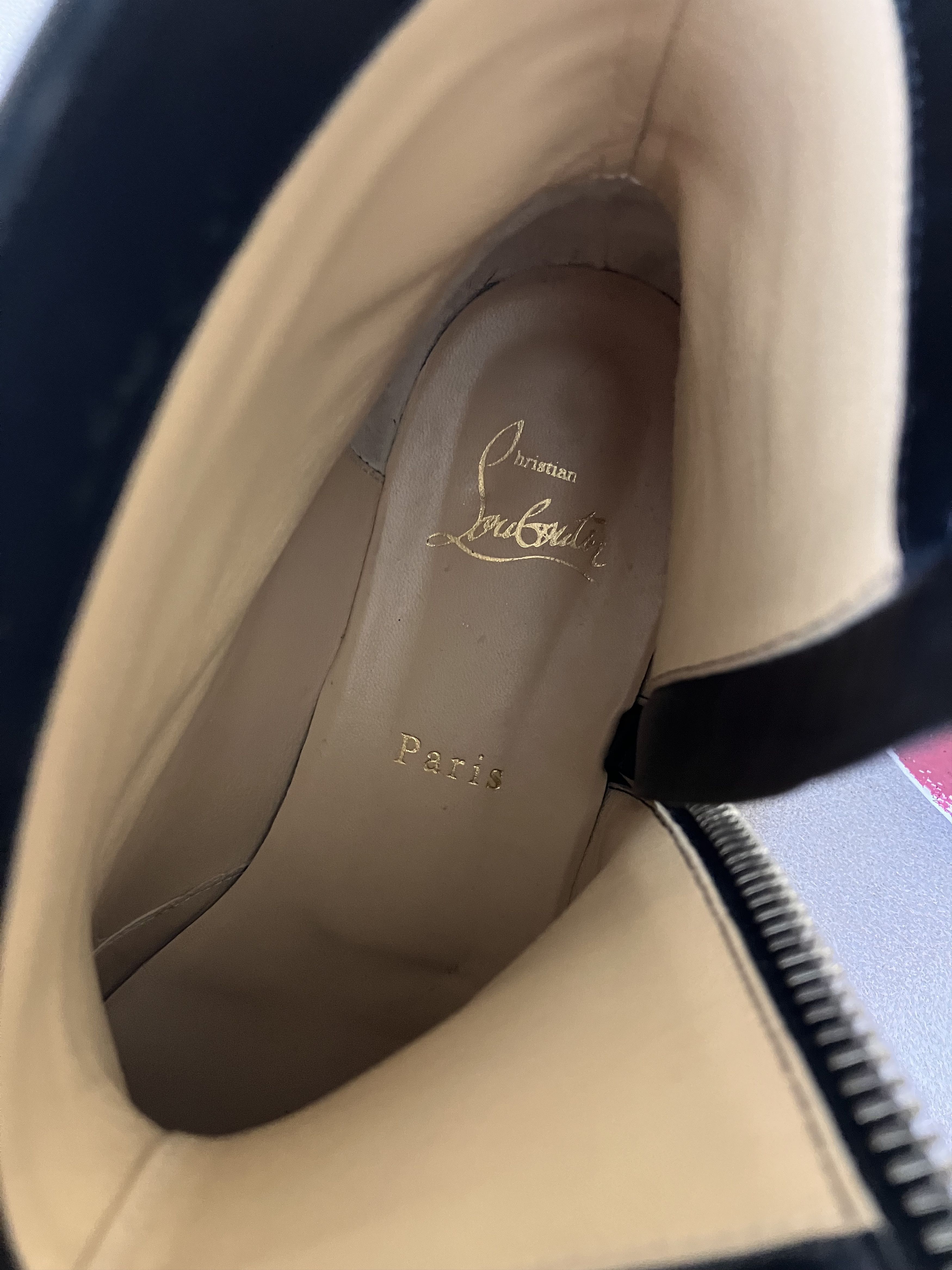 Christian Louboutin Christian Louboutin So Samson Spike Heel Boots - 40 Size US 7 / EU 40 - 7 Thumbnail