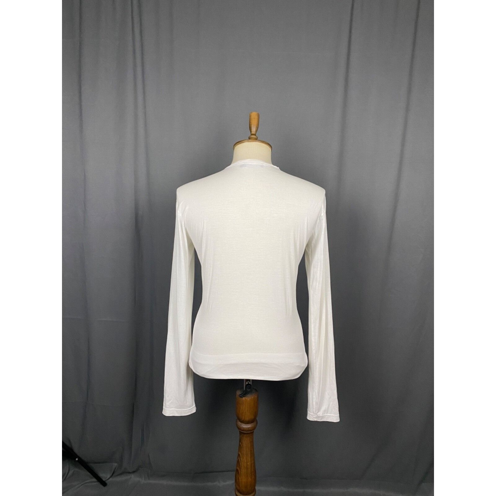 Dolce & Gabbana Dolce&Gabbana Marilyn Monroe Men's White Crewneck Henley Swe Size US M / EU 48-50 / 2 - 8 Thumbnail