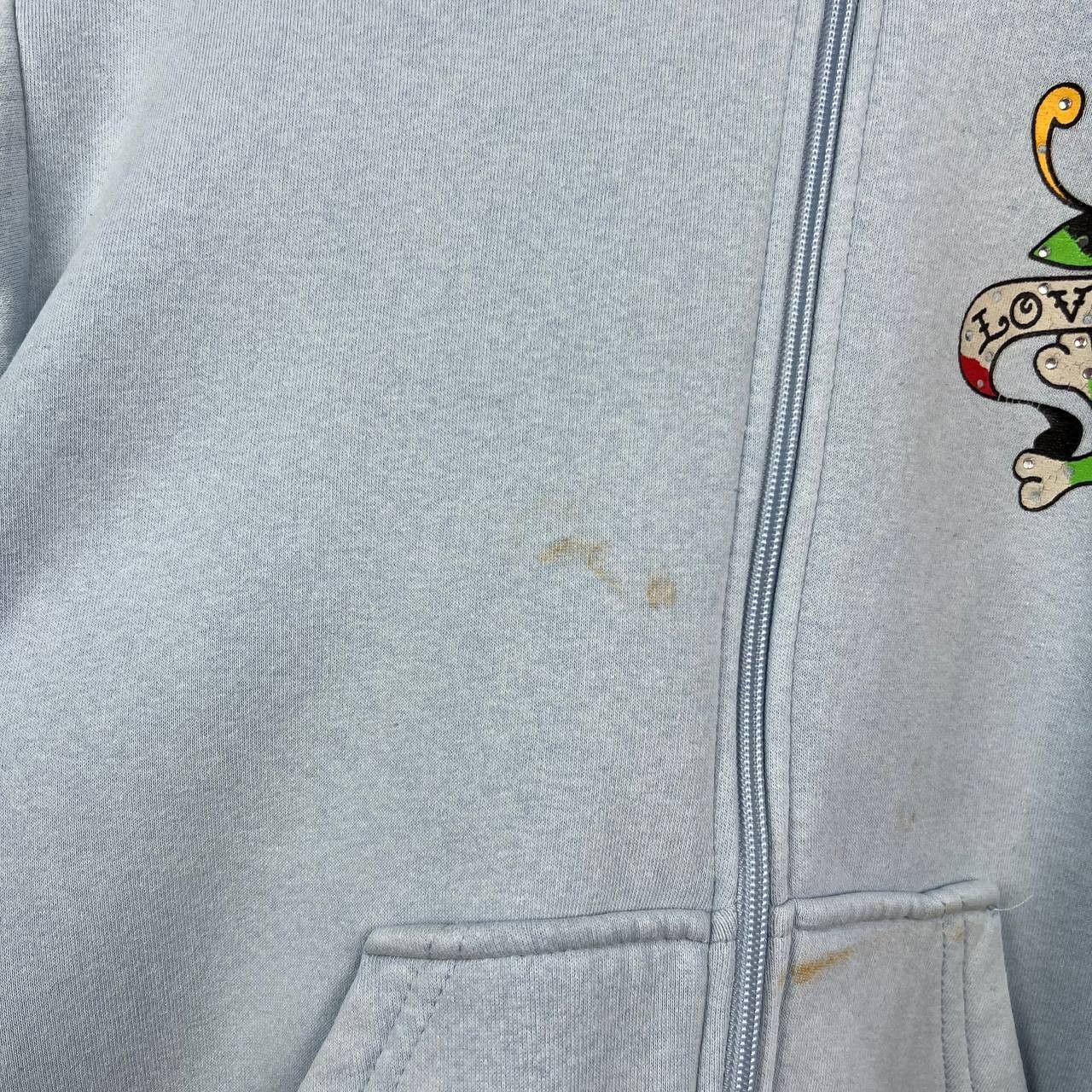 Ed Hardy Ed Hardy Christian Audigier Vintage Zip Hoodie Size XS / US 0-2 / IT 36-38 - 12 Thumbnail