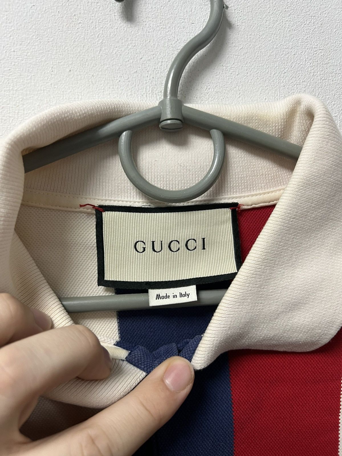 Gucci Gucci Polo T-Shirt Big Logo Size US L / EU 52-54 / 3 - 8 Thumbnail