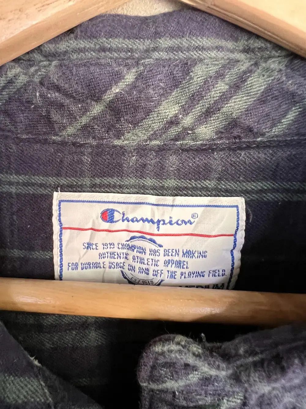 Champion Champion Plaid Tartan Flannel Shirt Size US M / EU 48-50 / 2 - 4 Thumbnail