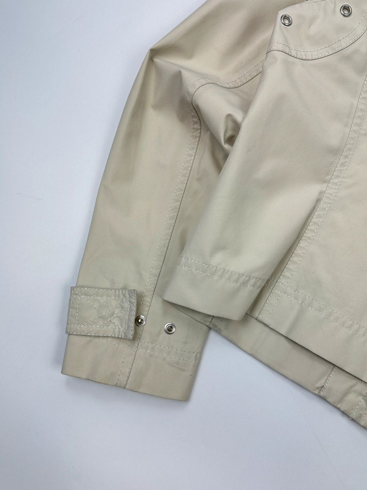 Prada Prada Sport SS2000 Nylon Beige Gore-Tex Rain Jacket Size L / US 10 / IT 46 - 7 Thumbnail