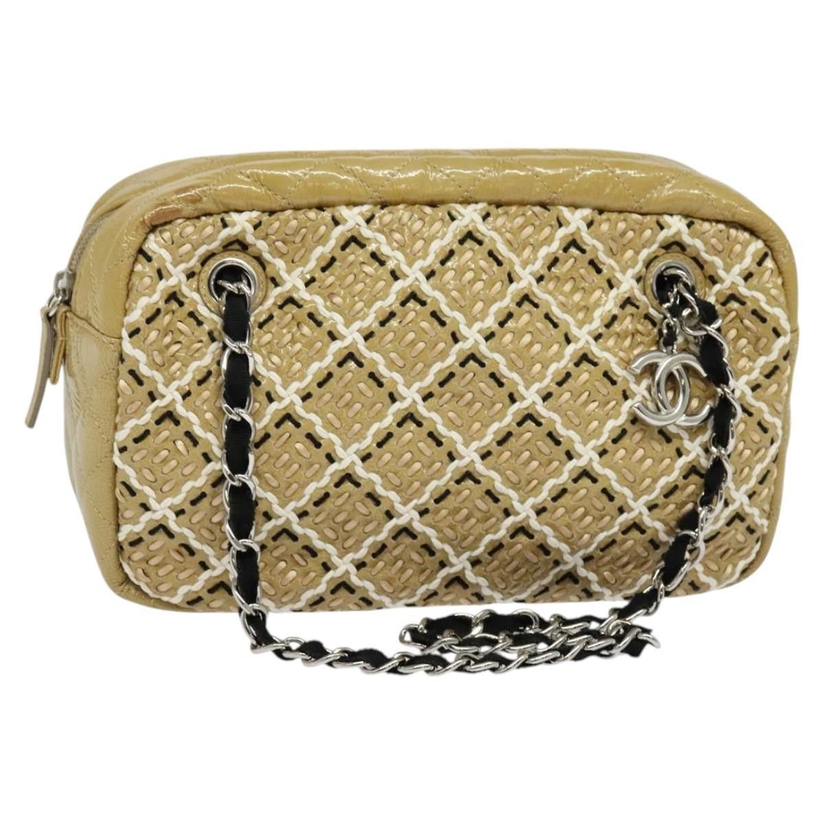 Chanel Chanel Camera Case Bag Woven Stitch Patent Size ONE SIZE - 1 Thumbnail