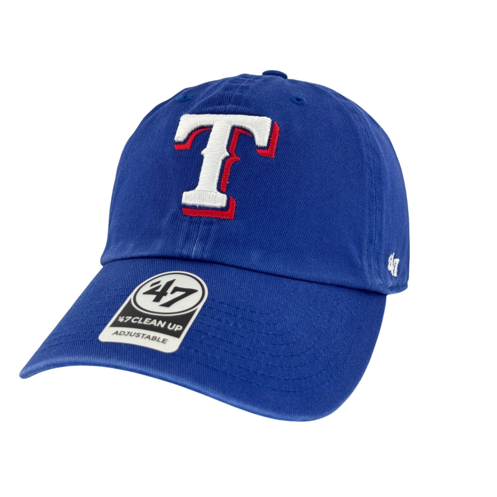 47 Brand New Texas Rangers Hat - '47 Clean Up Strapback Dad Cap Size ONE SIZE - 1 Thumbnail