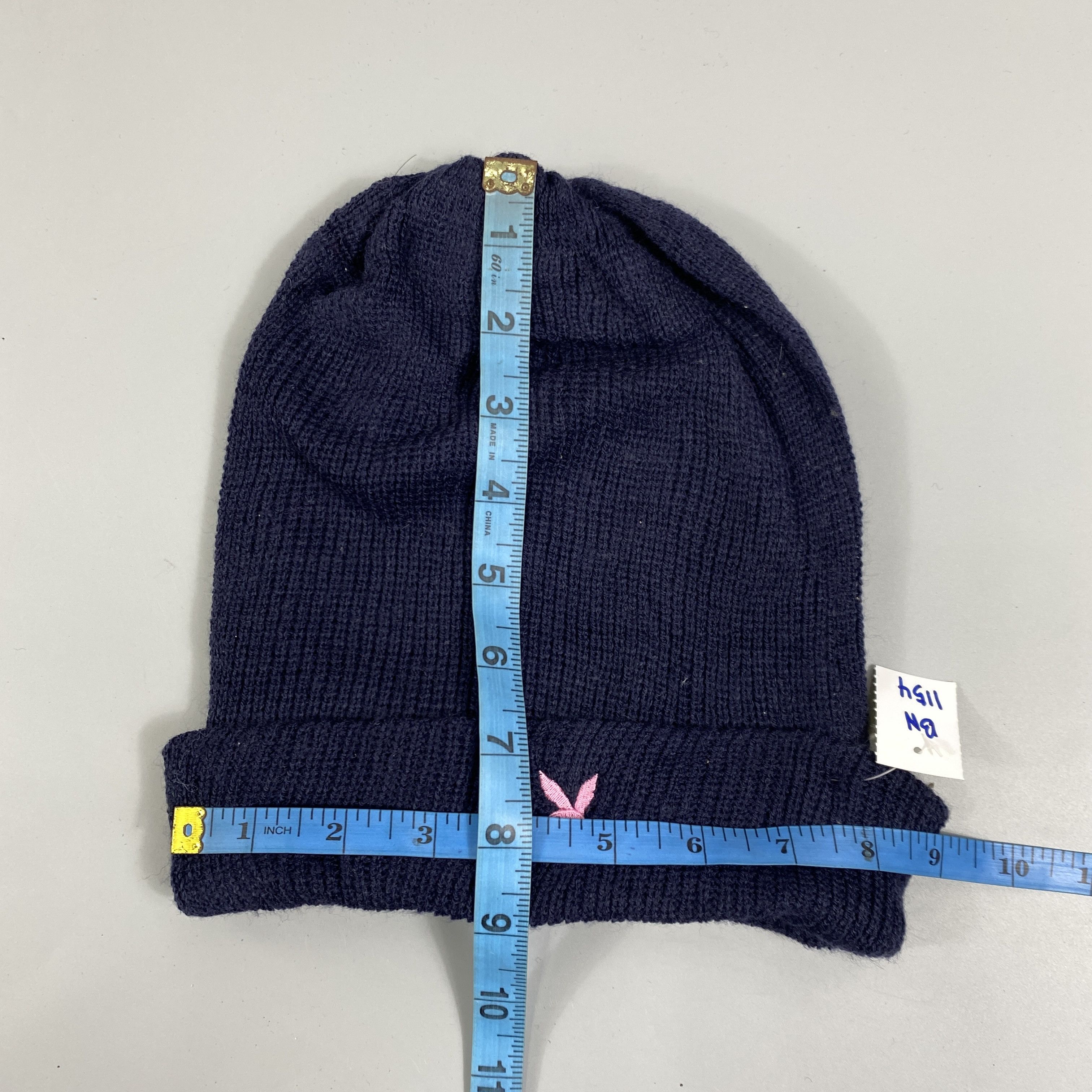 Japanese Brand Playboy Small Logo Snow Cap Beanie Hat - BN1154 Size ONE SIZE - 5 Thumbnail
