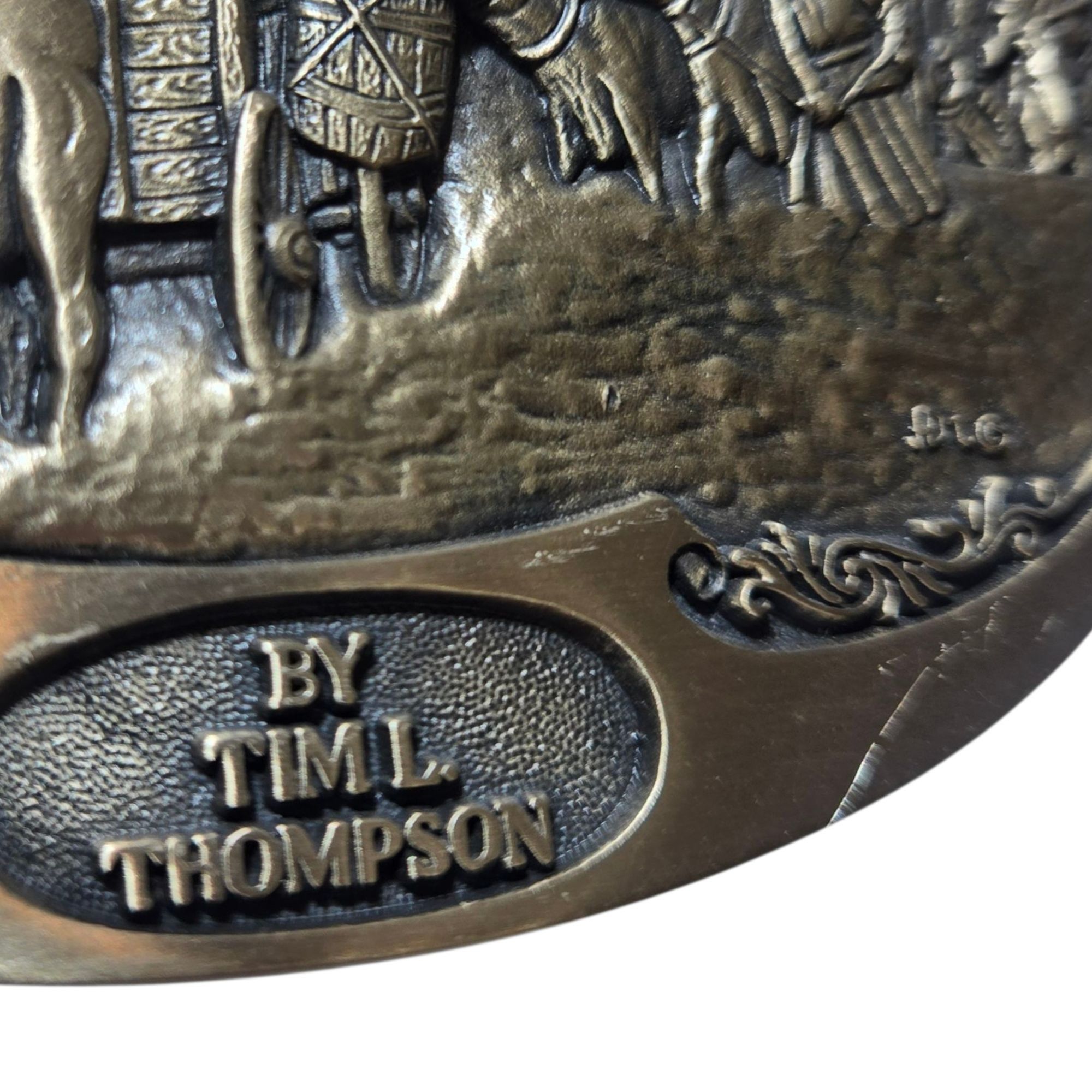 Other Relentless Quest Belt Buckle Tim Thompson Art Western Wear C Size ONE SIZE - 3 Thumbnail