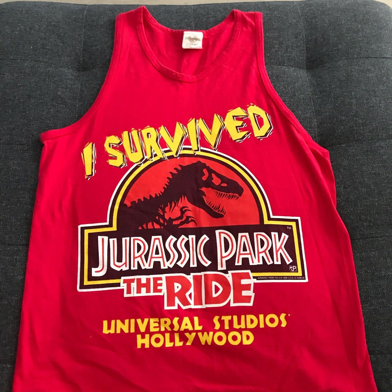 1996 I Survived Jurassic Park The Ride Hollywood Shirt