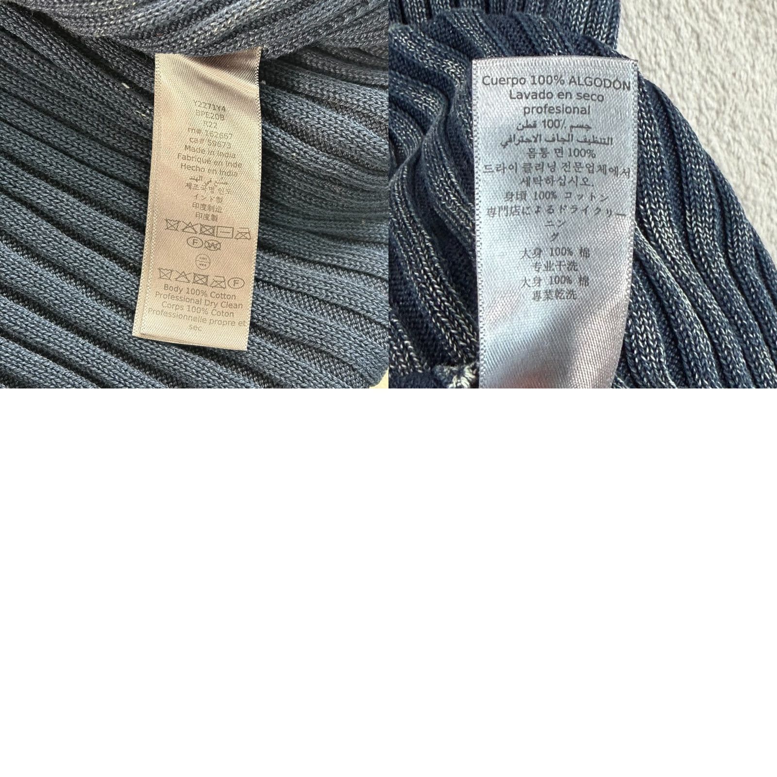 John Varvatos John Varvatos Bernard Ribbed Crew Sweater in Velvet Wash Men 2XL NWOT Size US XXL / EU 58 / 5 - 8 Thumbnail