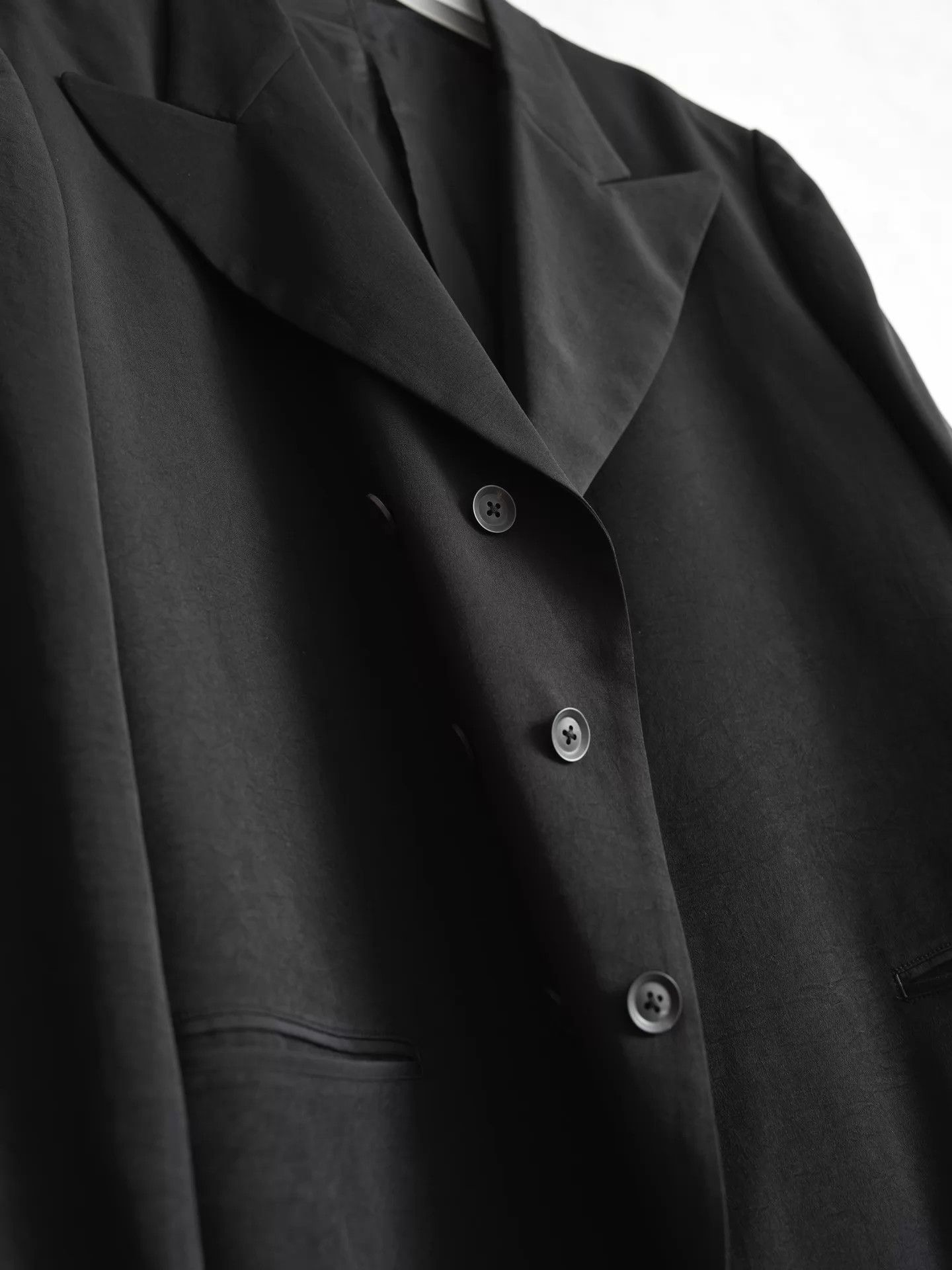Yohji Yamamoto Yohji Yamamoto 24SS 02SS Replica Triacetate DB Jacket Size 2 Size M / US 6-8 / IT 42-44 - 3 Thumbnail