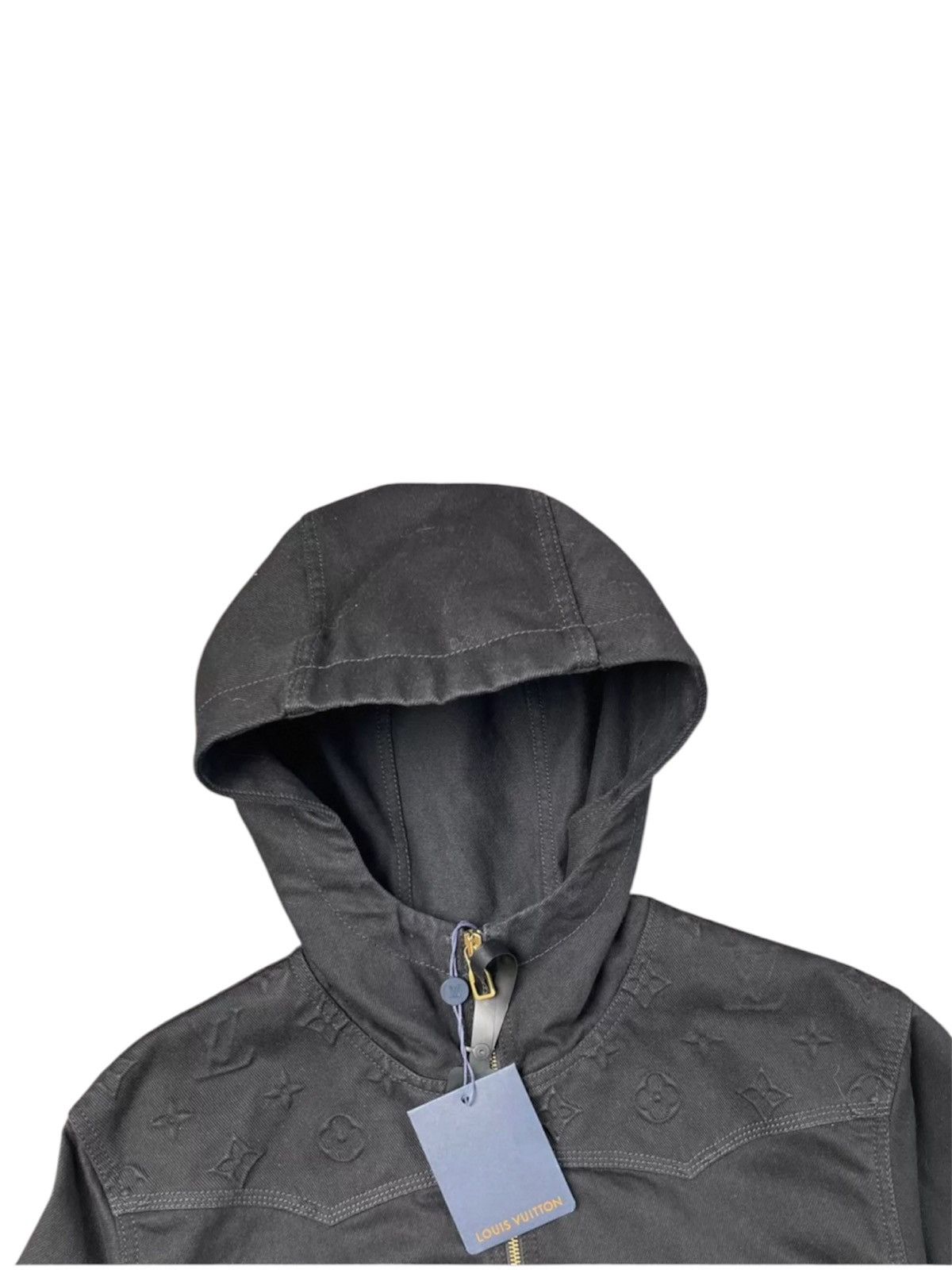 Louis Vuitton Louis Vuitton 48 Carpenter Hooded Denim Jacket 3D Monogram Size US M / EU 48-50 / 2 - 3 Thumbnail