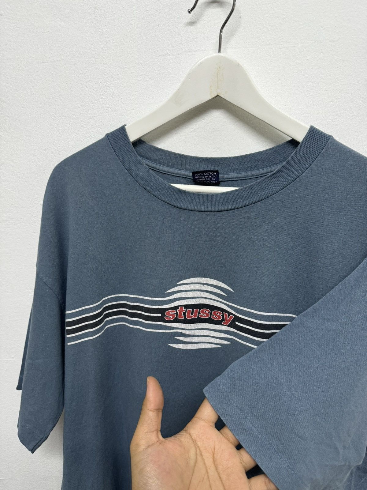 Stussy × Vintage Vintage 90s Stussy centre (Rare) Size US XL / EU 56 / 4 - 3 Thumbnail