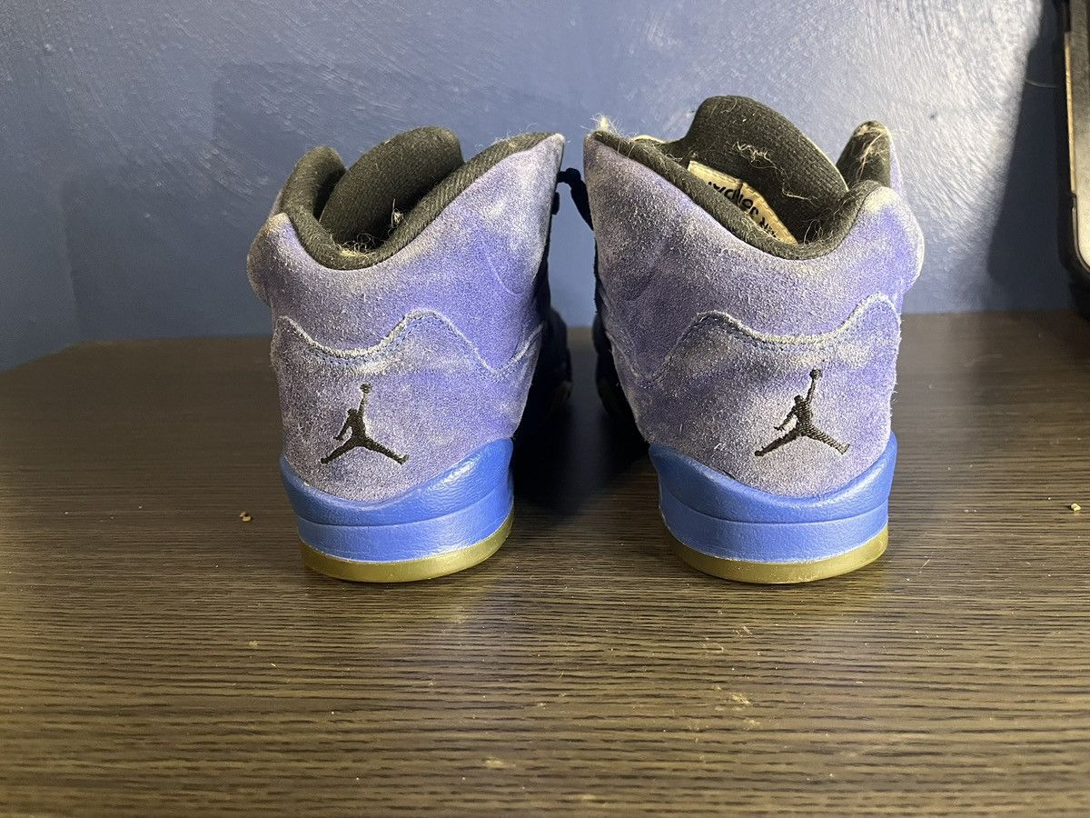 Jordan Brand Blue Suede GS Jordan 5 Size US 7 / EU 40 - 4 Thumbnail