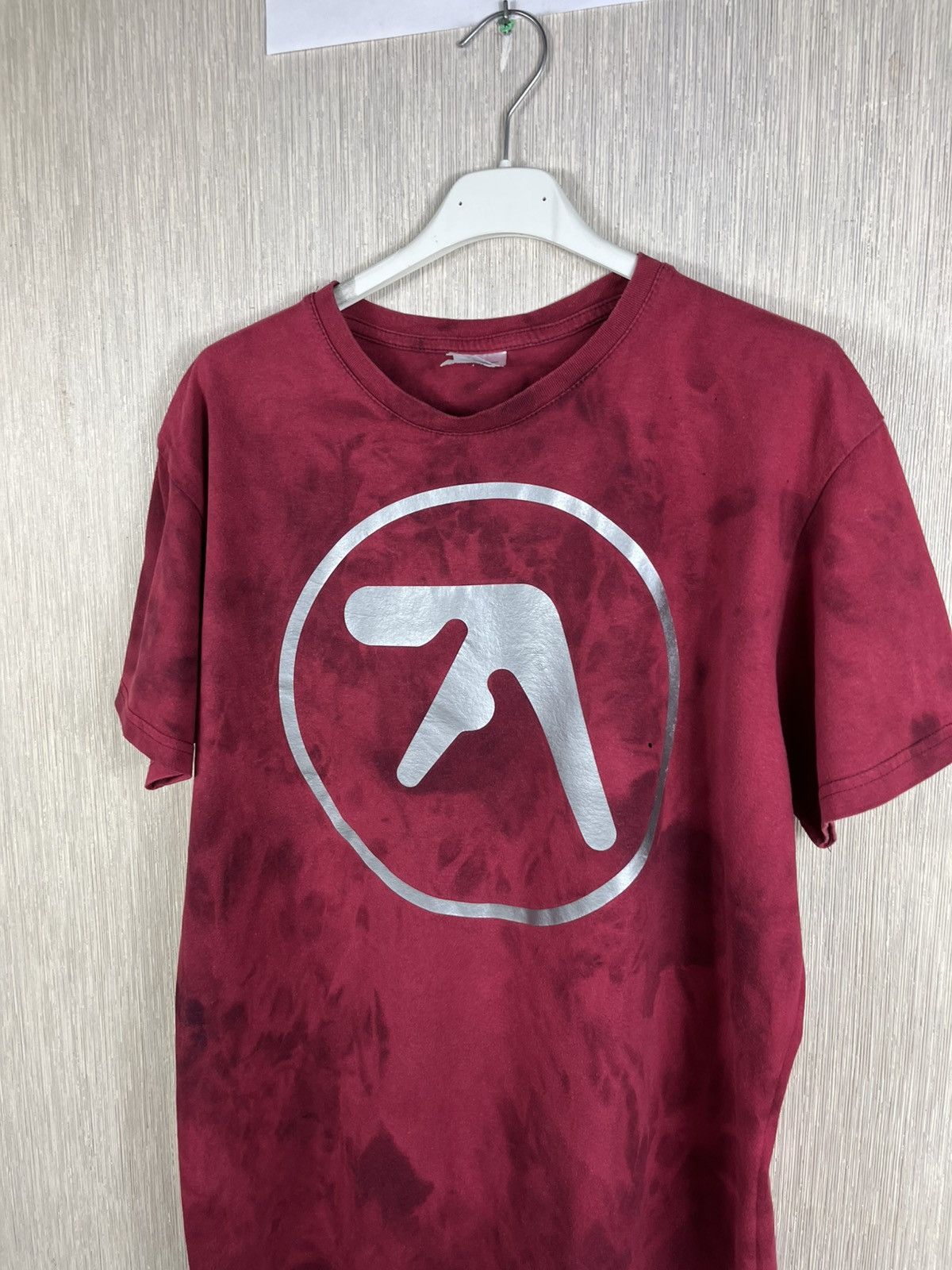 Band Tees × Vintage Vintage Aphex Twin 90s y2k silver logo tee tshirt distressed Size US M / EU 48-50 / 2 - 19 Thumbnail