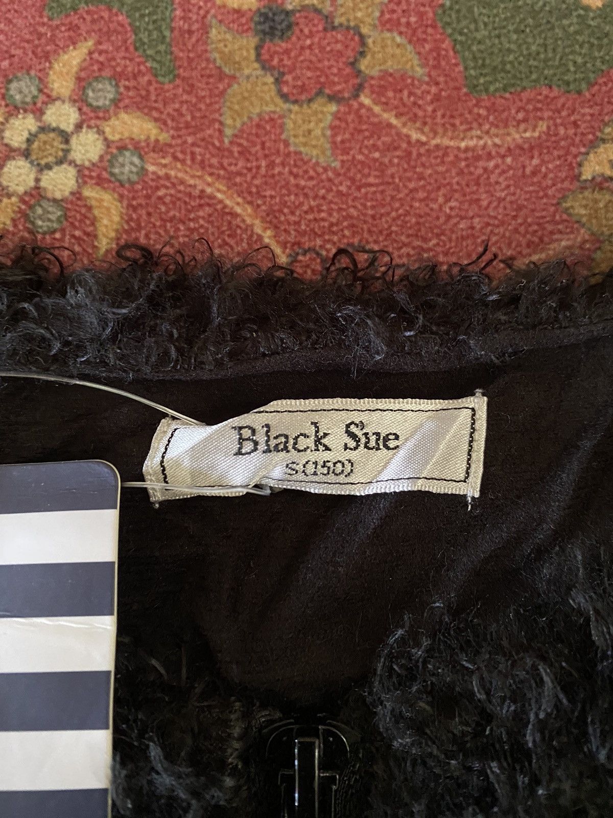 Beauty Beast Japanese Brand Black Sue Zipper Fleece Jacket Size US S / EU 44-46 / 1 - 6 Thumbnail