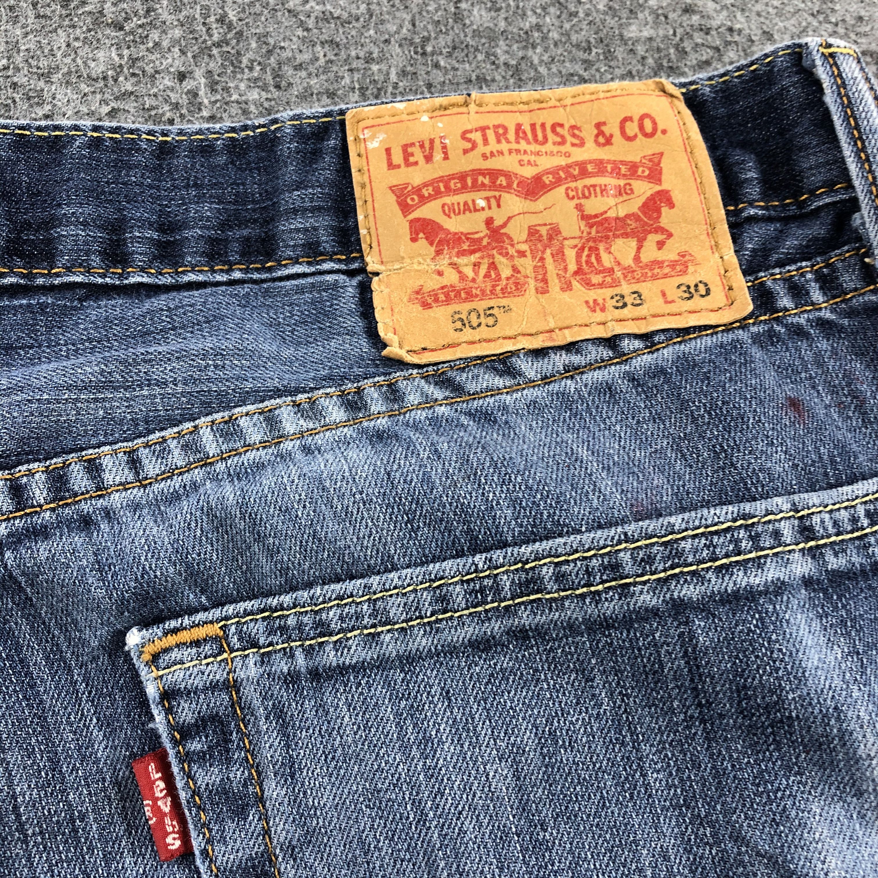 Levi's × Vintage Vintage Blue Wash Levis 505 Jeans-JM1871 Size US 35 - 6 Thumbnail