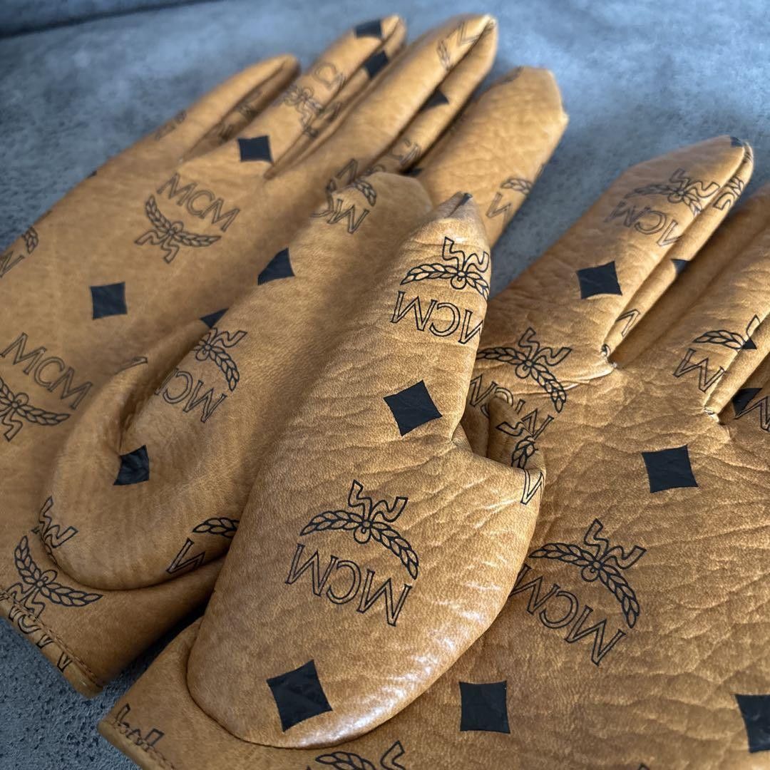 MCM Ultra Rare Blue Monogram Gloves Size ONE SIZE - 9 Thumbnail