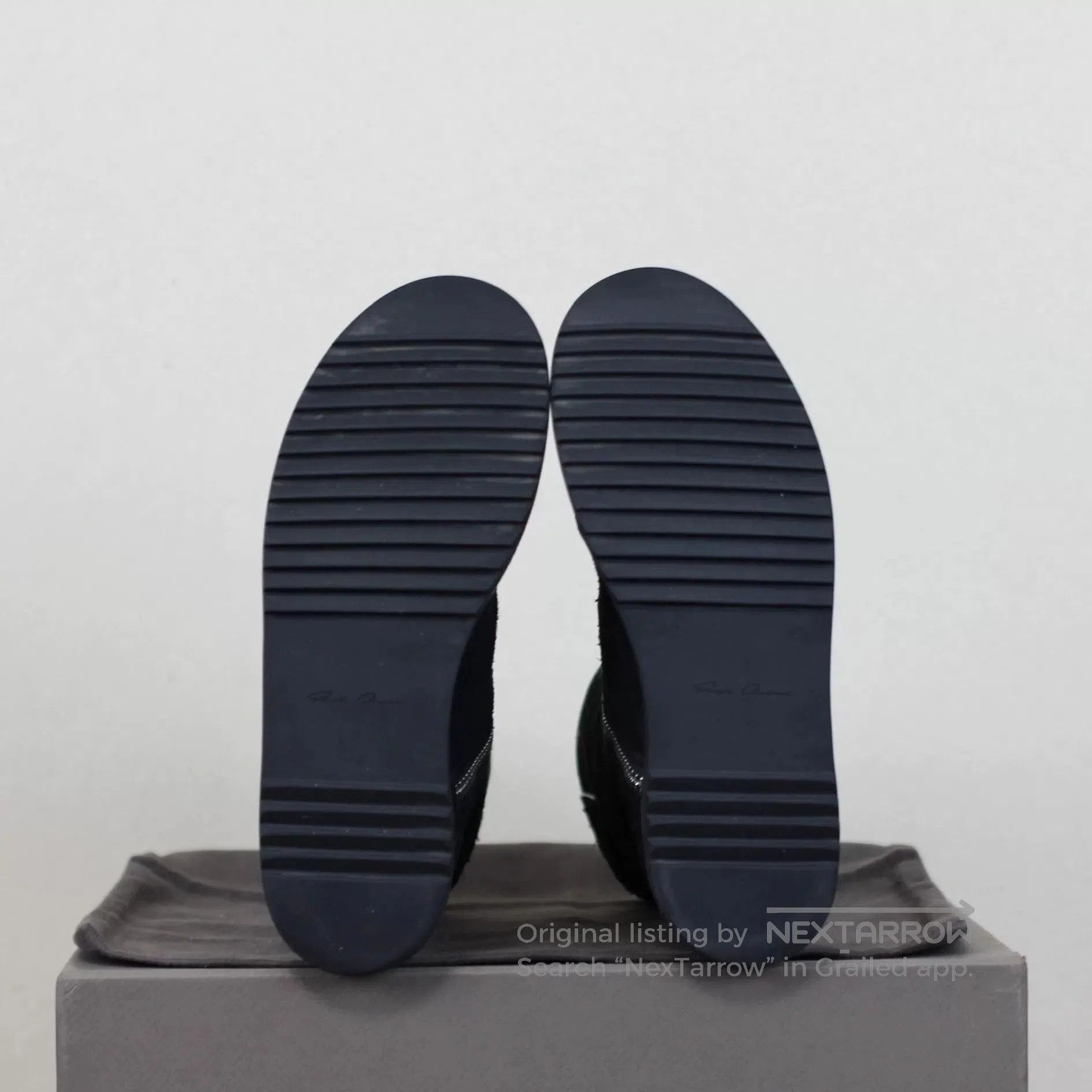 Rick Owens Rick Owens Black Suede Military Boots. Size US 7.5 / IT 37.5 - 6 Thumbnail