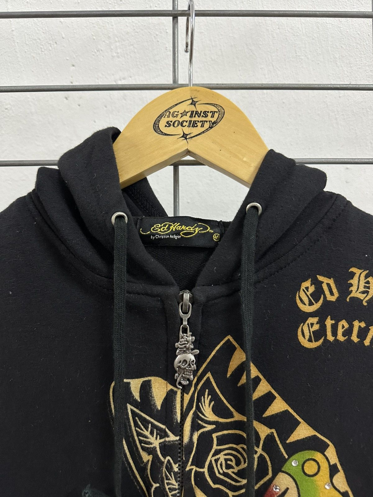 Ed Hardy Vintage Y2K Vibes Ed Hardy Eternal Love Double Zipper Hoodie Size US S / EU 44-46 / 1 - 9 Thumbnail