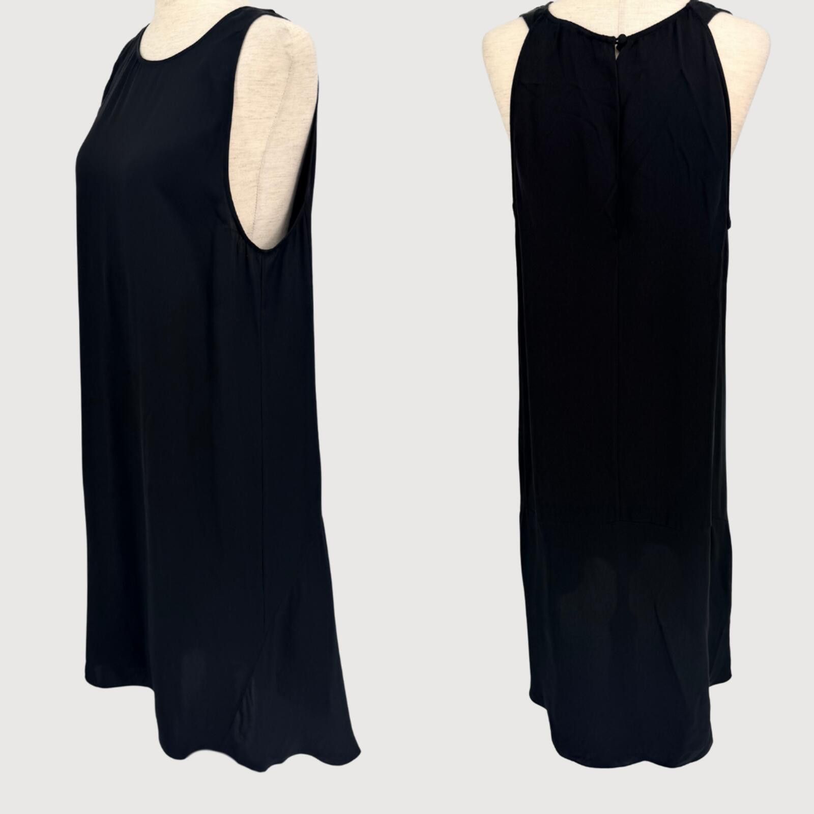 Theory Theory Silk Maxi Tank Dress Black Size 12 Size XL / US 12-14 / IT 48-50 - 3 Thumbnail
