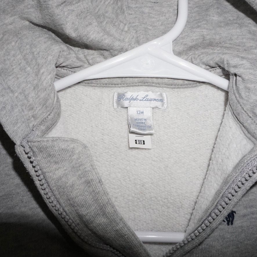 Polo Ralph Lauren 12M - Vintage Y2K polo Ralph Lauren 2000s youth zip hoodie Size US S / EU 44-46 / 1 - 3 Thumbnail