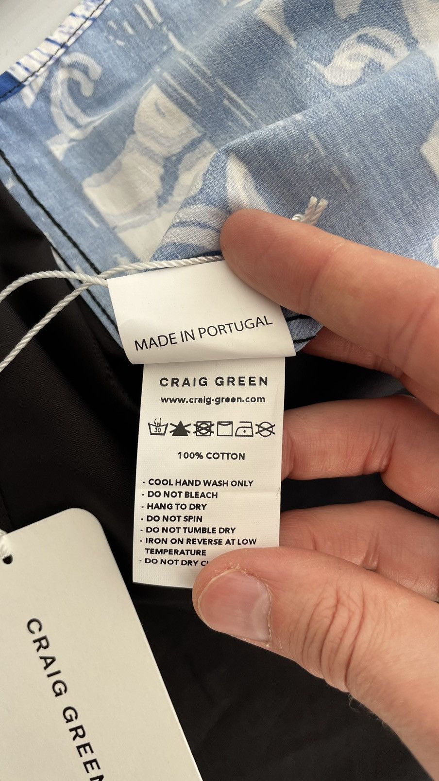 Craig Green ‘3D Blur’ Print Shirt Size US M / EU 48-50 / 2 - 10 Thumbnail