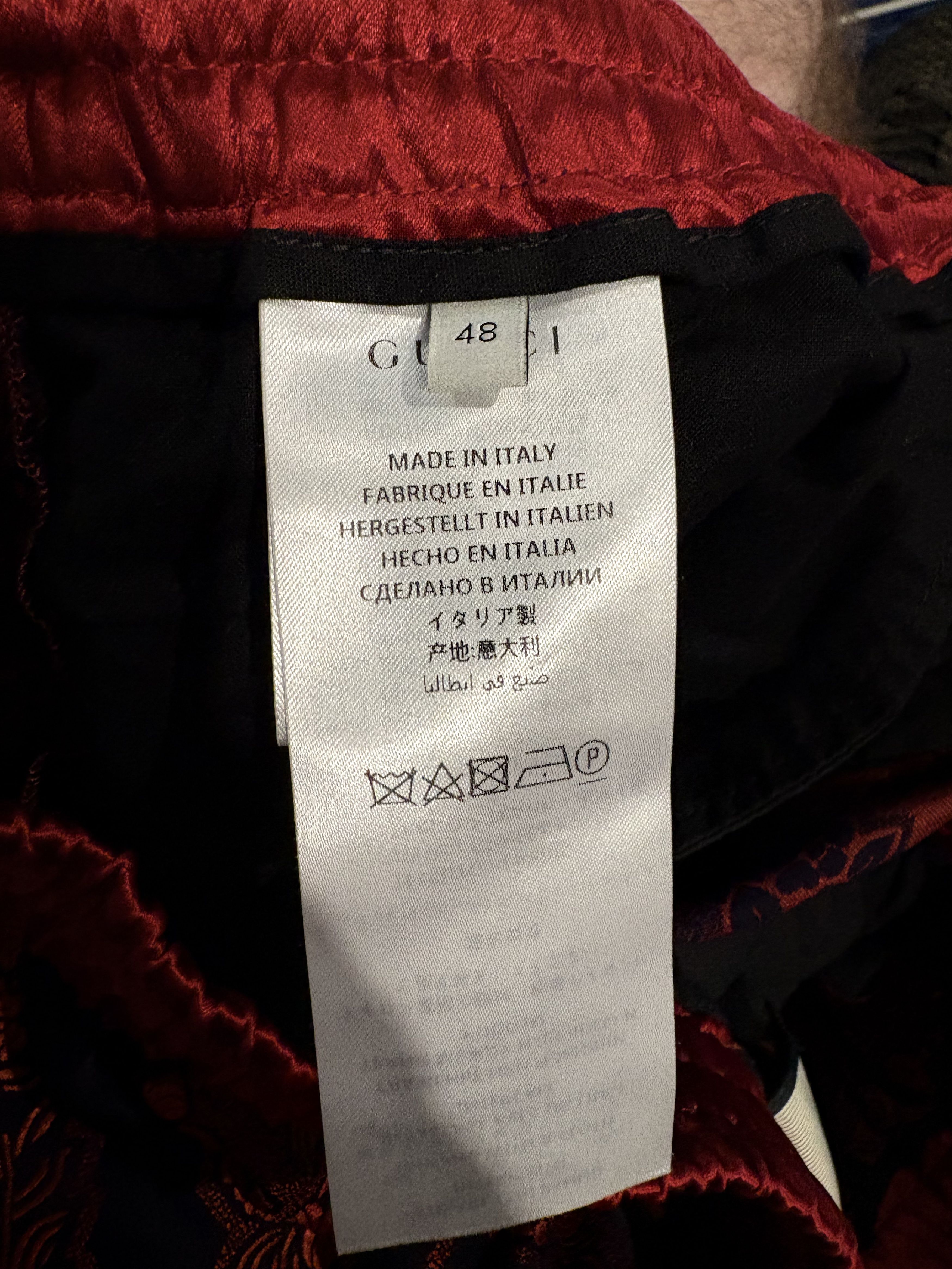 Gucci Gucci Red Floral Print Shorts Size US 32 / EU 48 - 4 Thumbnail