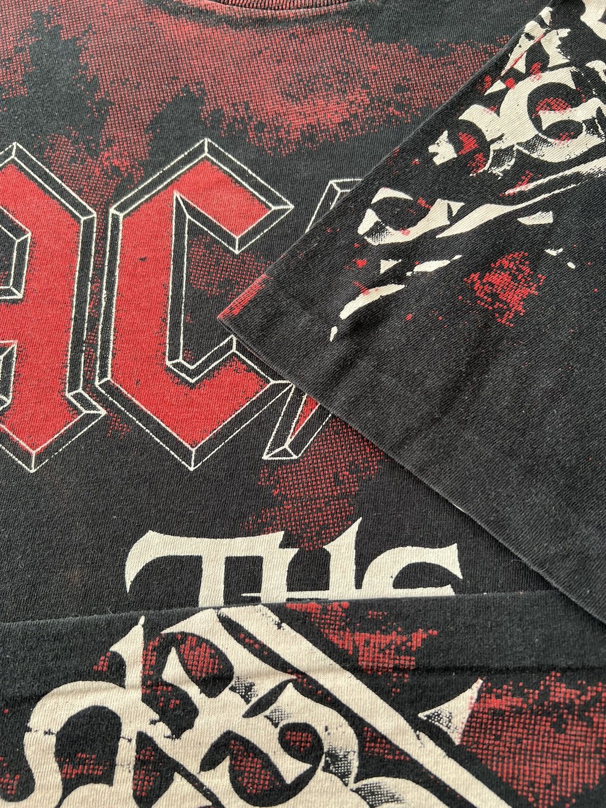 Band Tees Vintage 1990 AC/DC ACDC The Razors Edge AOP T-shirt Size US XL / EU 56 / 4 - 7 Thumbnail