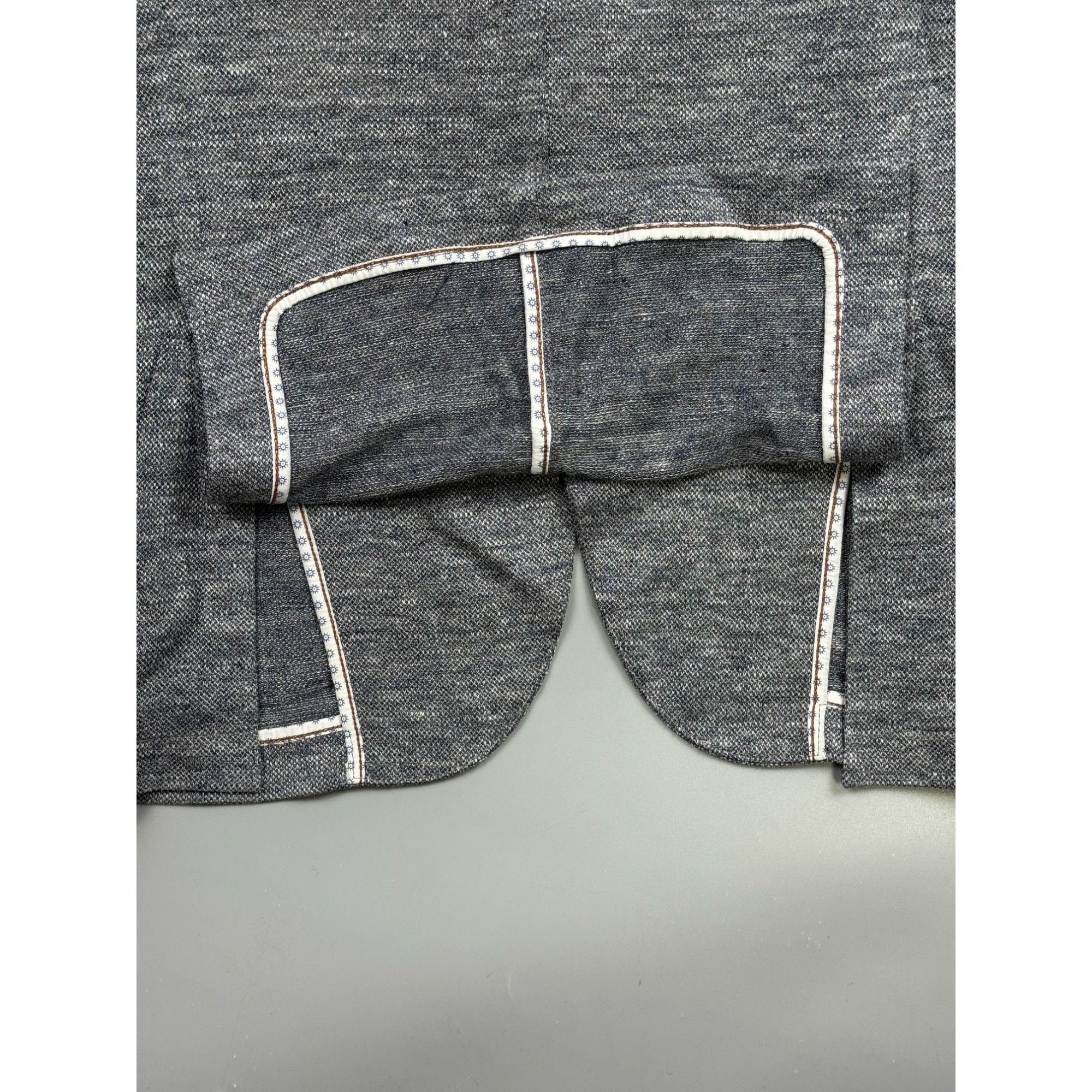 Circolo 1901 Circolo Linen Blend Knitted Two Button Blazer (Y1229) Size 40R - 11 Thumbnail
