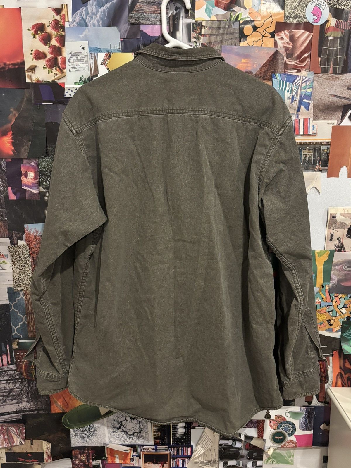 L.L. Bean 1980s L.L. Bean Green Chore Jacket Blanket Lined Size L Size US L / EU 52-54 / 3 - 2 Thumbnail
