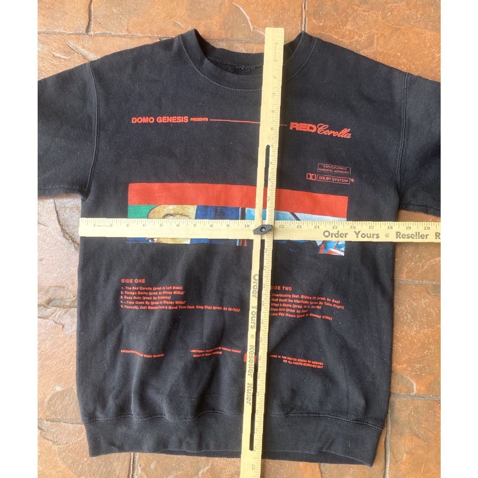 Odd Future Domo Genesis Red Corolla 2017 Album Promo Crewneck Sweatshirt Small Men's Logo Graphic Print Fleece Pullover Vintage: No Size US S / EU 44-46 / 1 - 6 Thumbnail