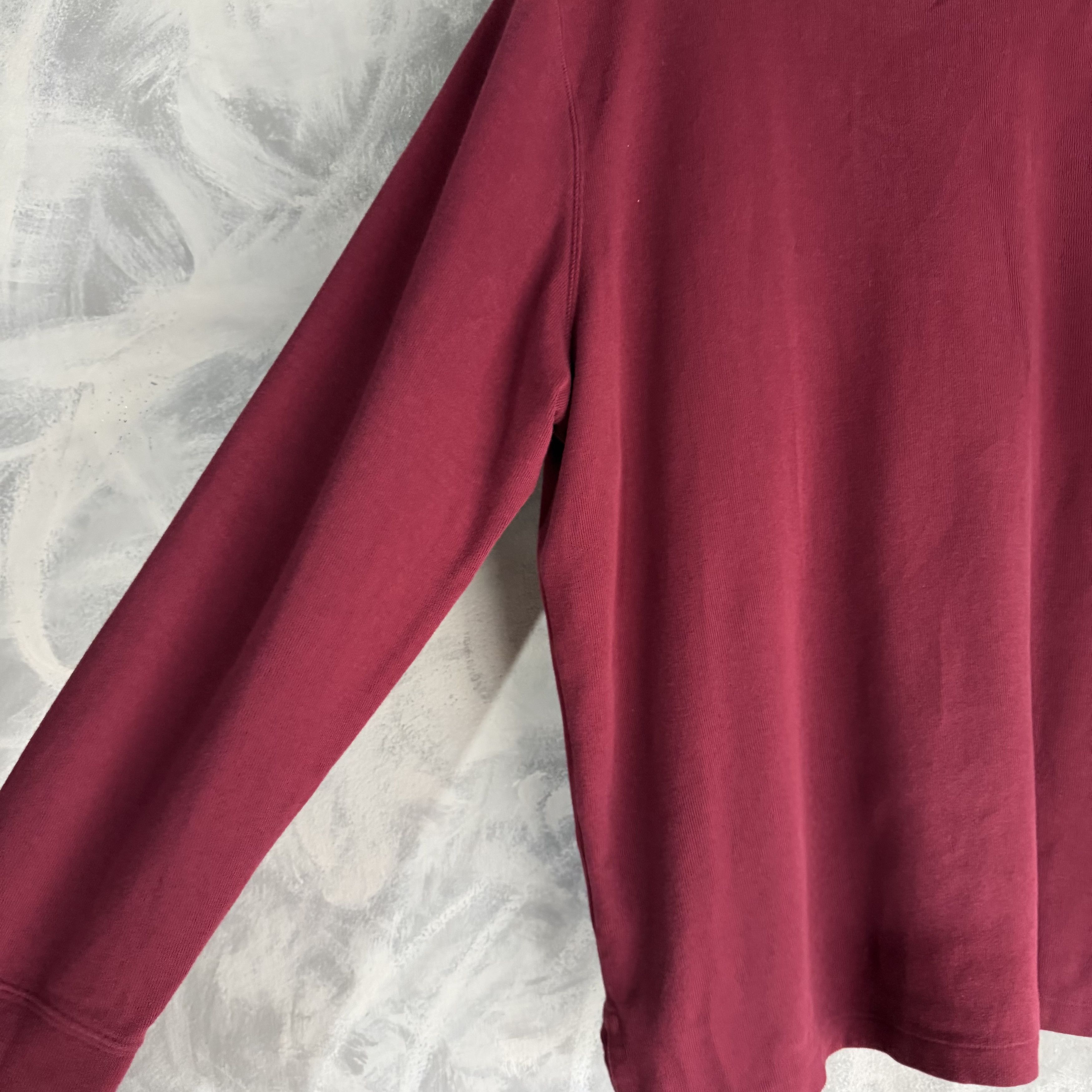 Polo Ralph Lauren Polo Ralph Lauren Sweater Mens XL Dark Red Burgundy 1/4 Zip Size US XL / EU 56 / 4 - 6 Thumbnail