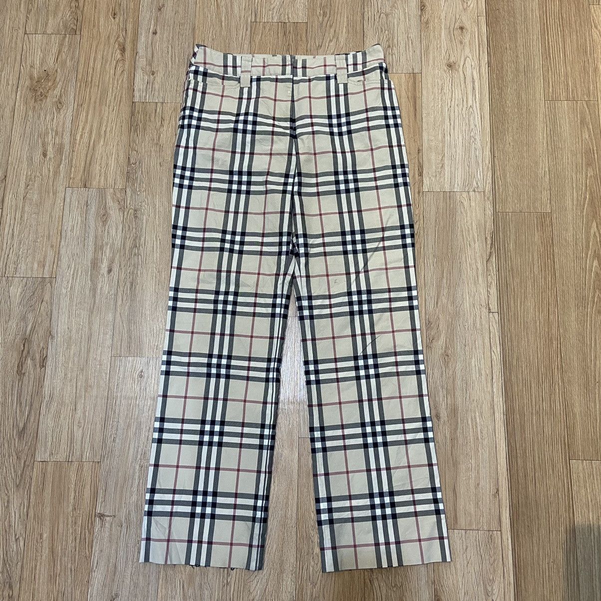 Burberry Burberry Nova Check Long Pants Size 27" / US 4 / IT 40 - 2 Thumbnail