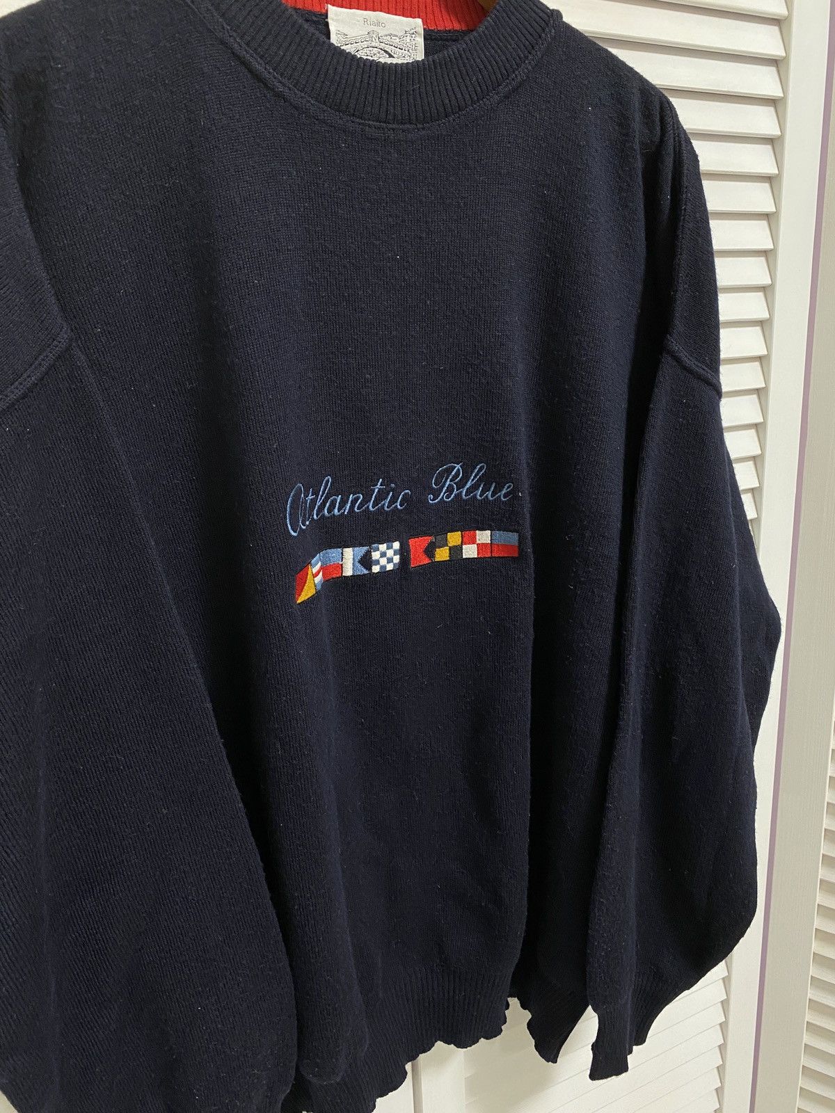 Other 🌚 Vintage Knit Sweater Rialto Style Fit Atlantic Blue Size US XL / EU 56 / 4 - 3 Thumbnail