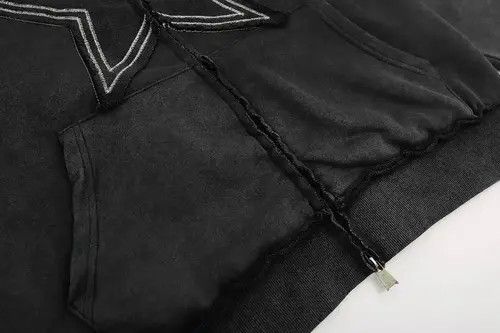 Japanese Brand Masaki x Kumi Embroidered Star Patch Jacket Hoodie Size US M / EU 48-50 / 2 - 7 Thumbnail
