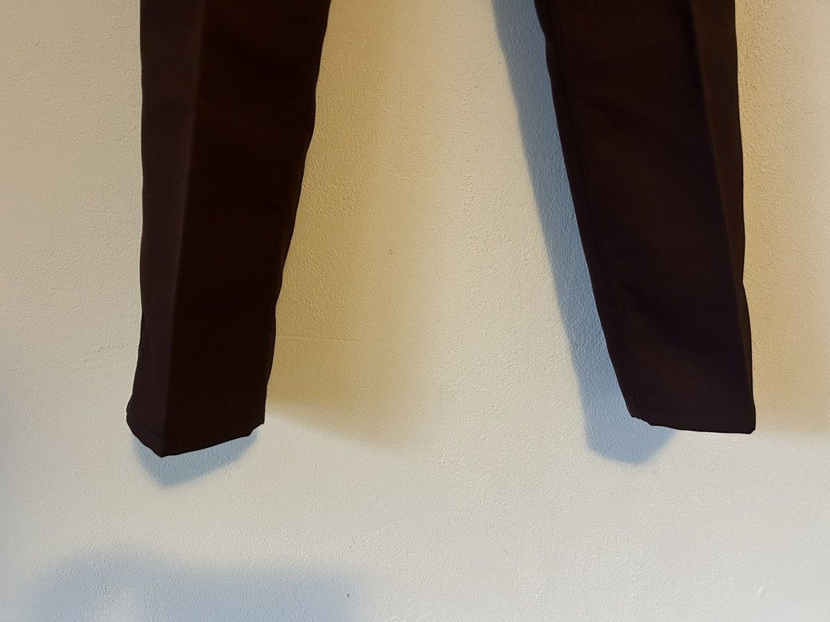 Prada Prada Logo Slim-Fit Trousers in Burgundy Size US 34 / EU 50 - 5 Thumbnail